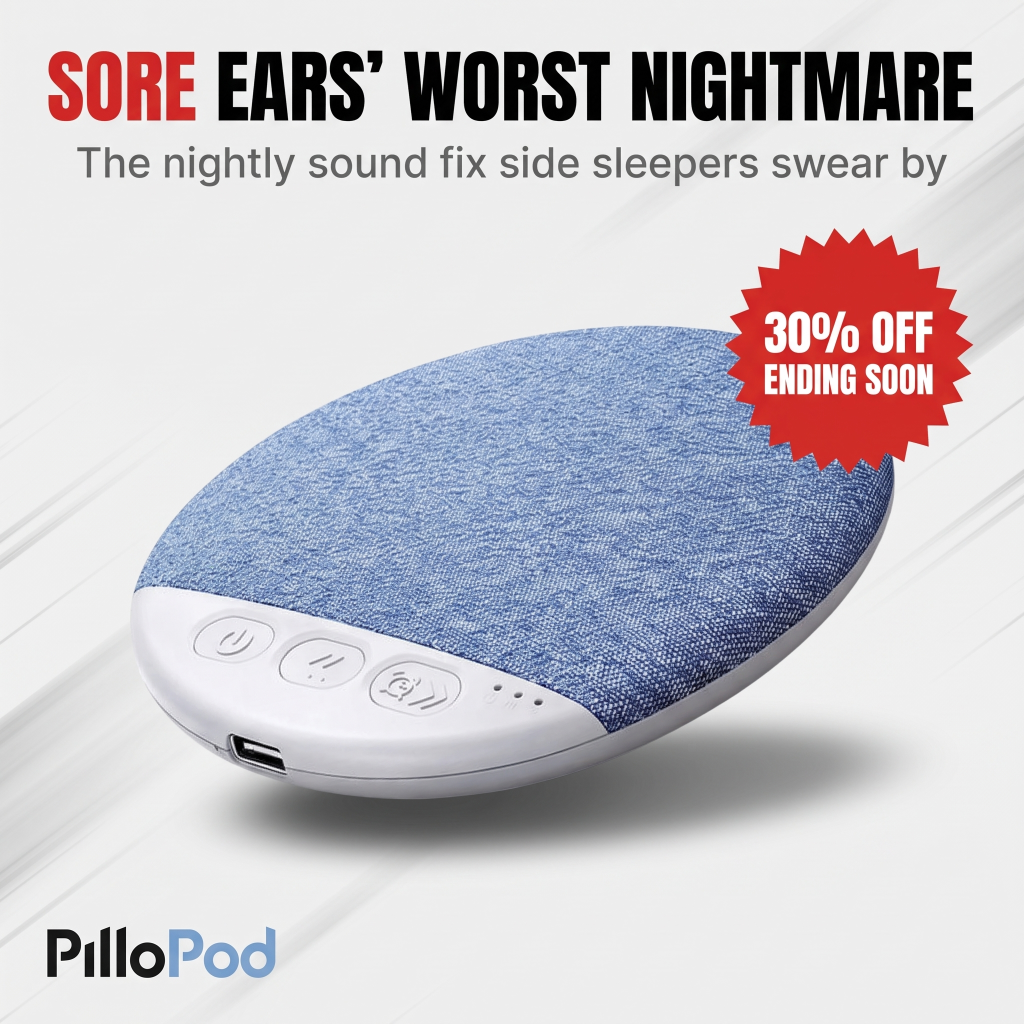 PilloPod Facebook ad