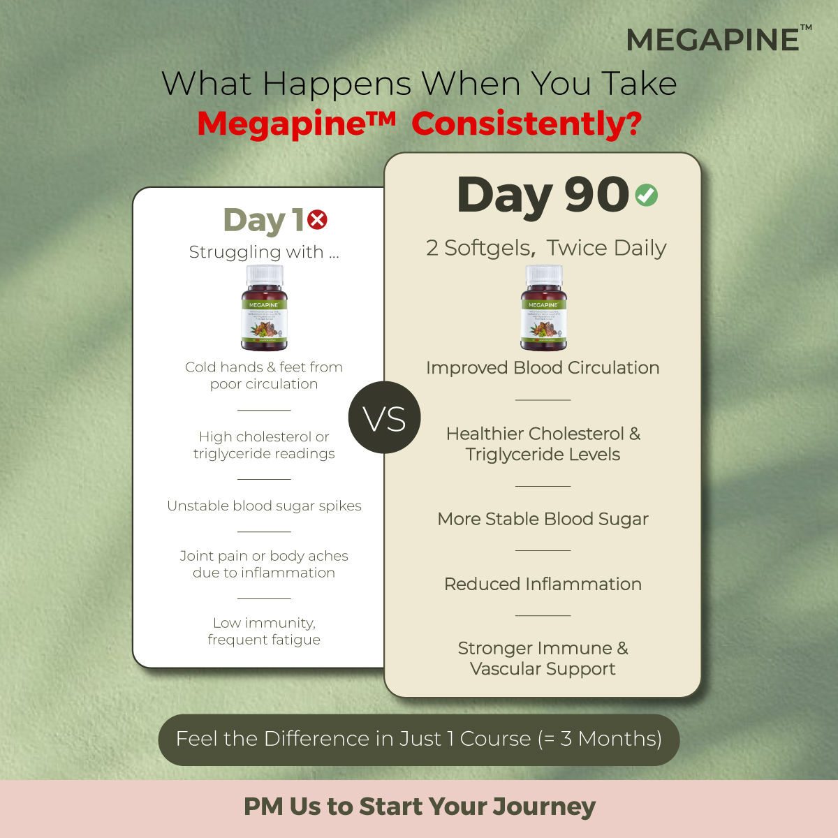 Megapine Facebook ad