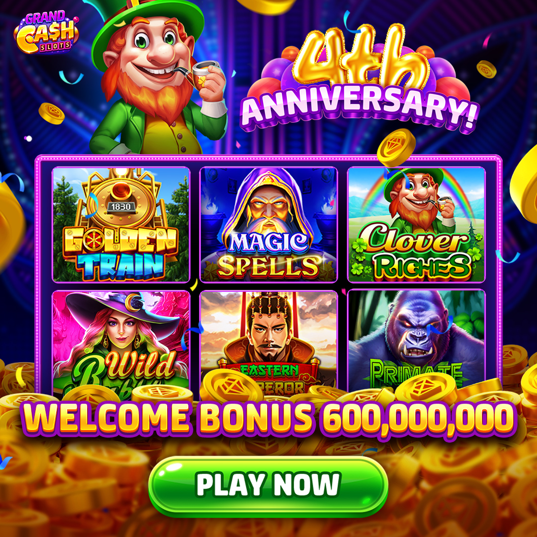 Grand Cash Slots-Casino Games Facebook ad