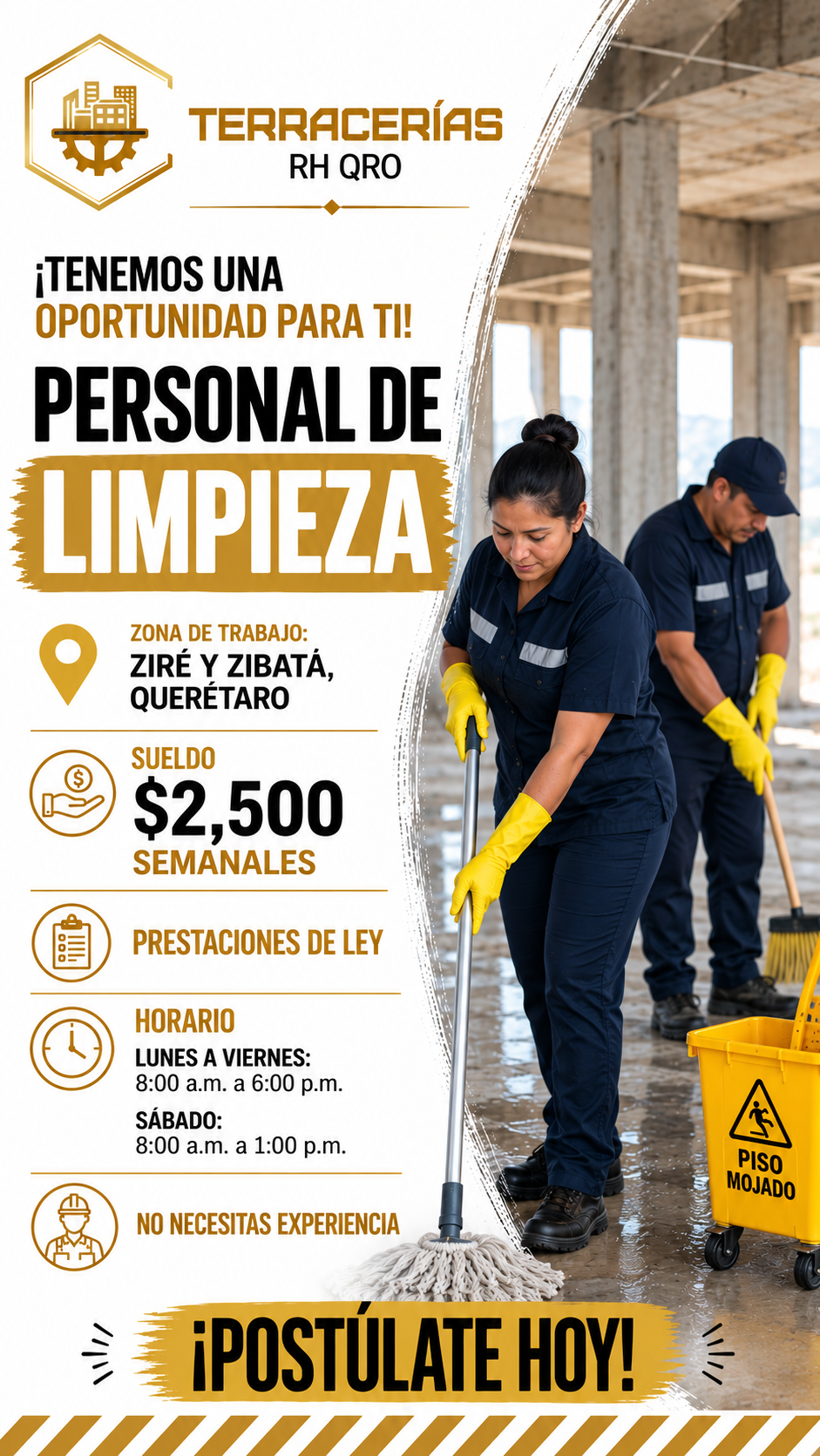Empleos Terracería RH QRO Facebook ad: ¡Únete a nuestro equipo!