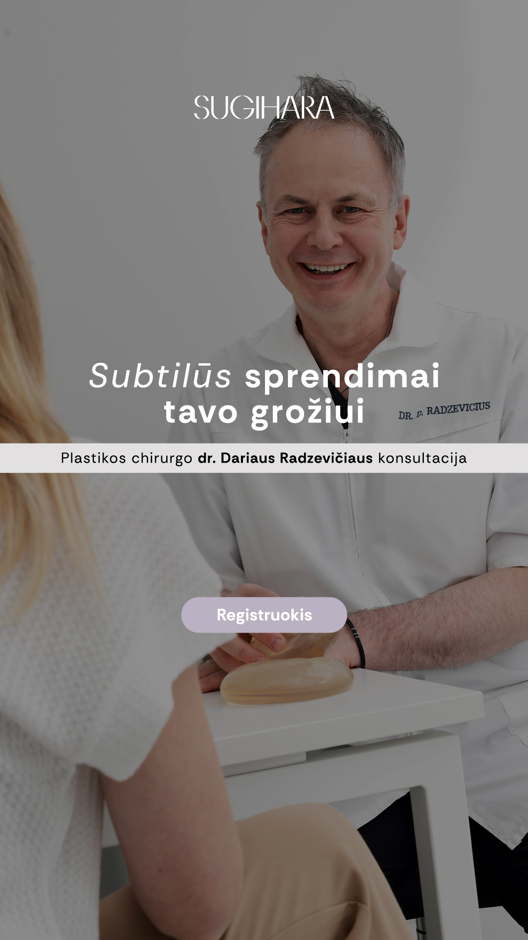 Grožio terapijos ir chirurgijos klinika Sugihara Facebook ad