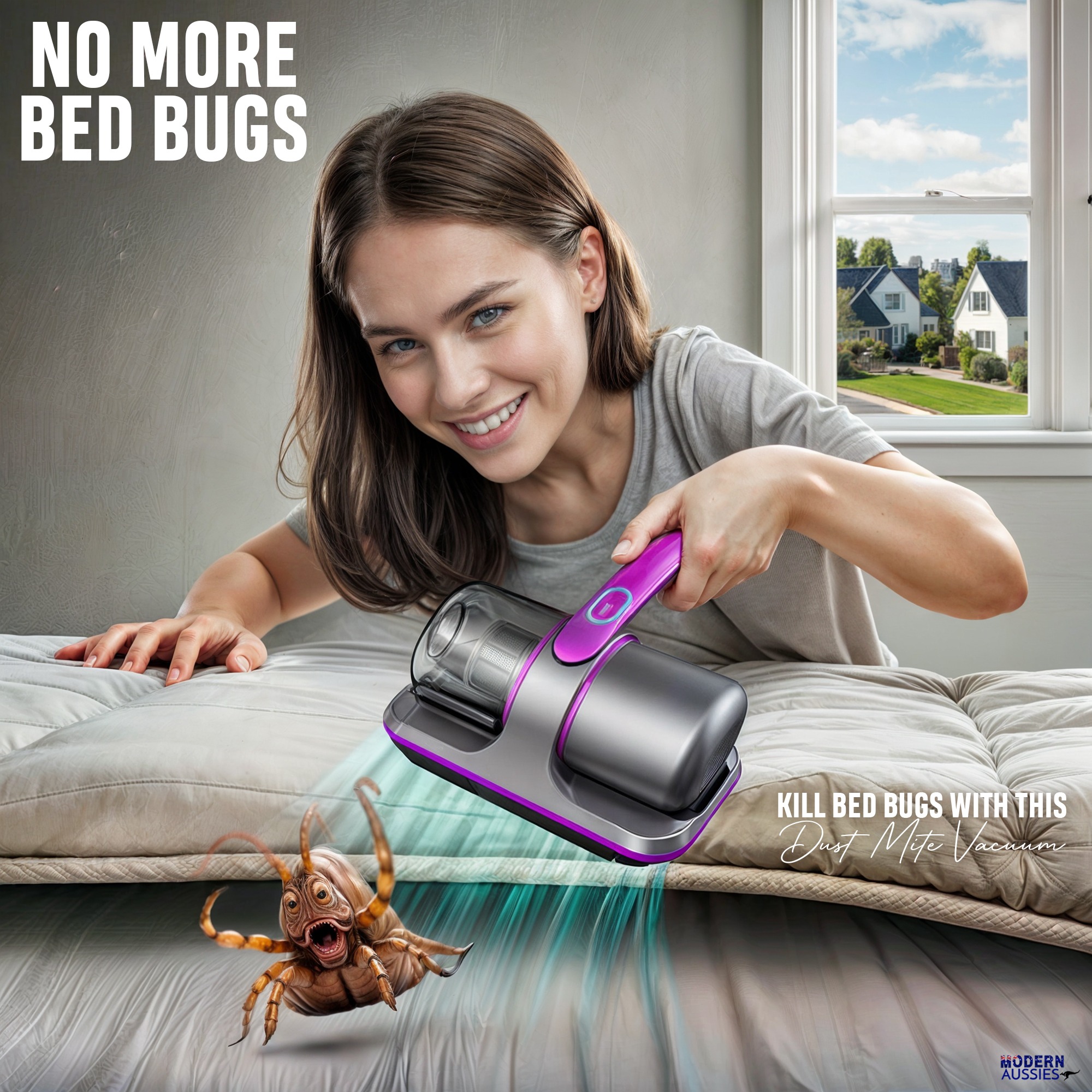 Modern Aussies Facebook ad: No More Pesky Pet Hair