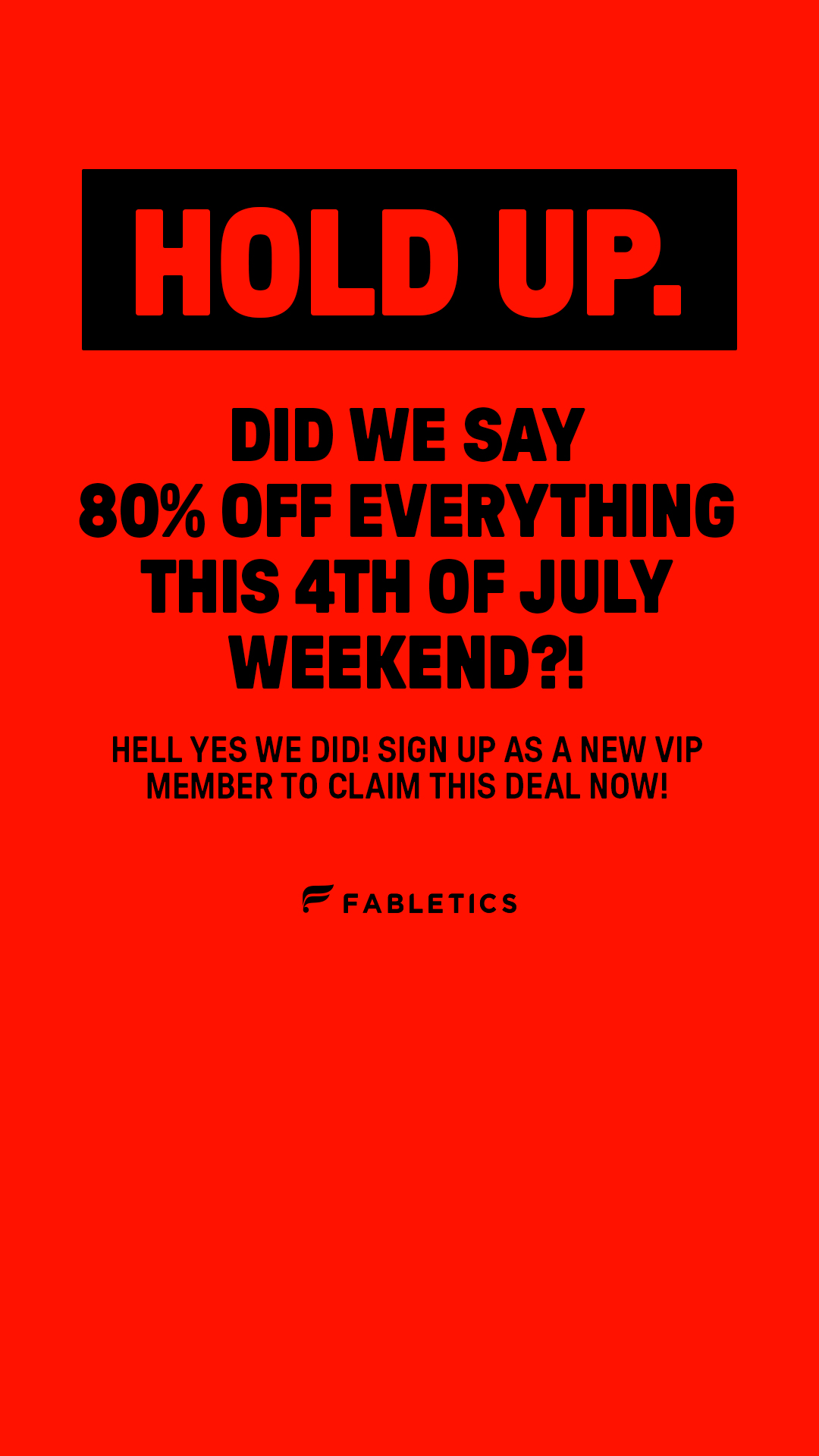 Fabletics Men Facebook ad