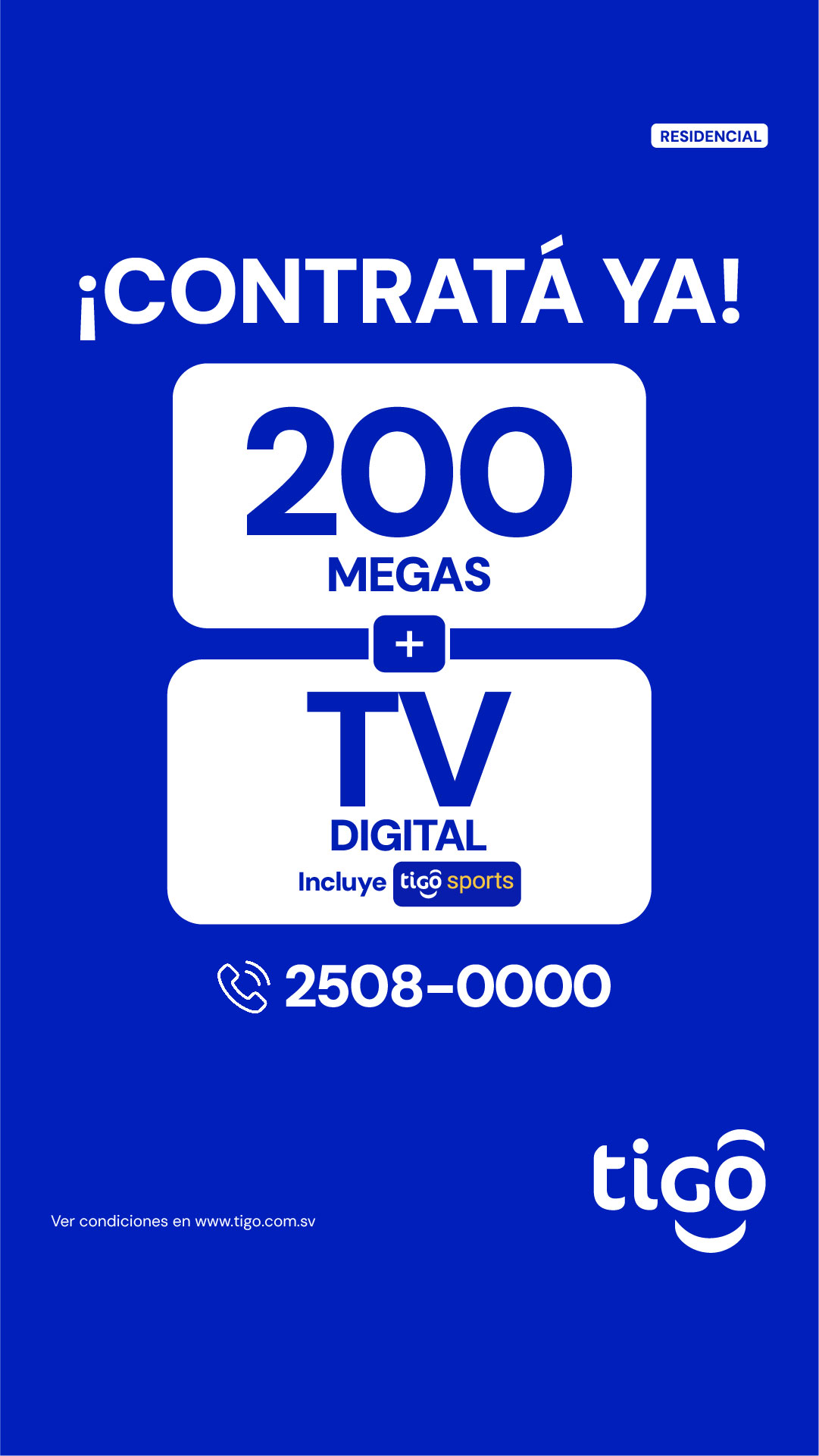 Tigo El Salvador Facebook ad