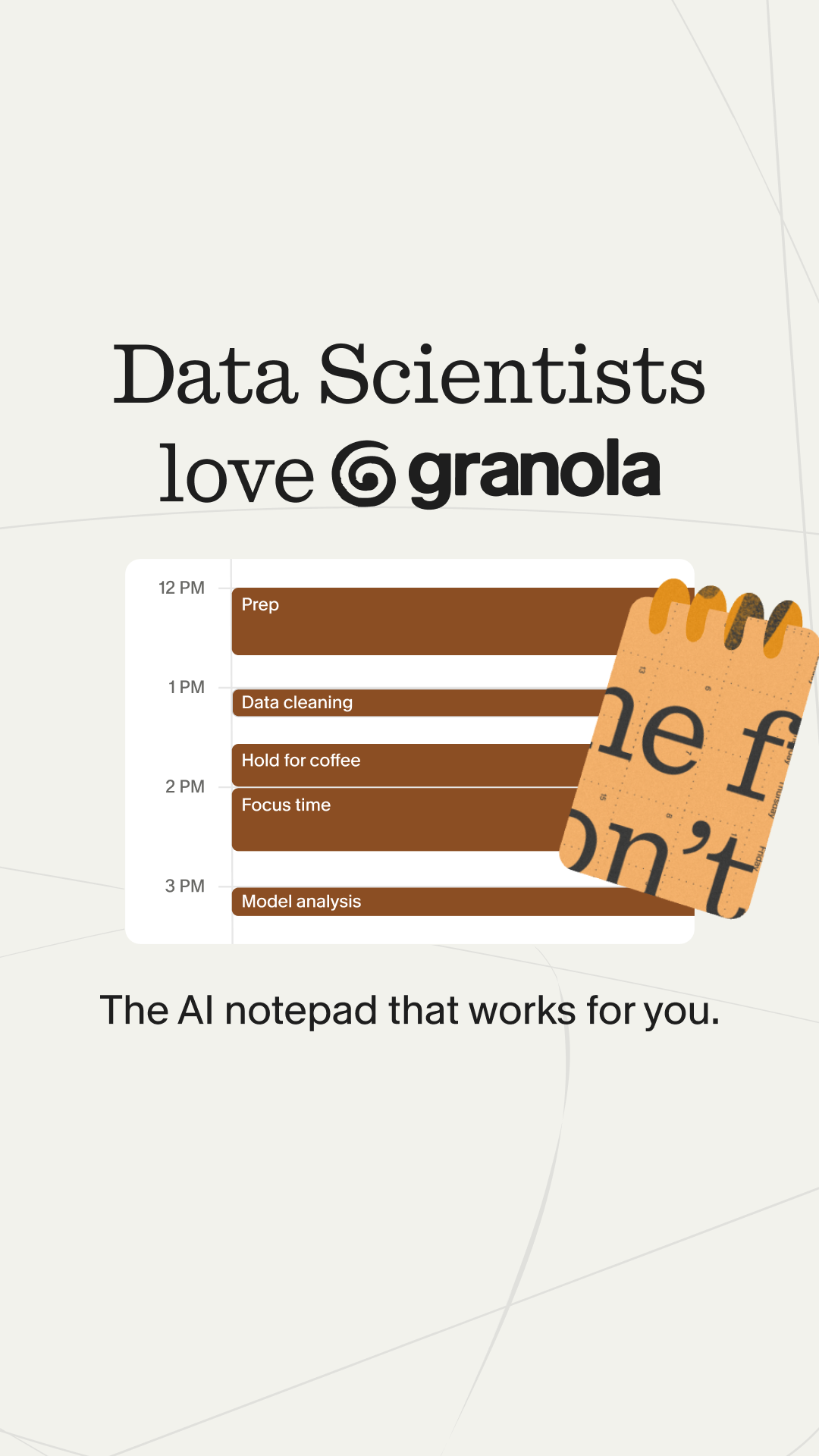 Granola ai Facebook ad