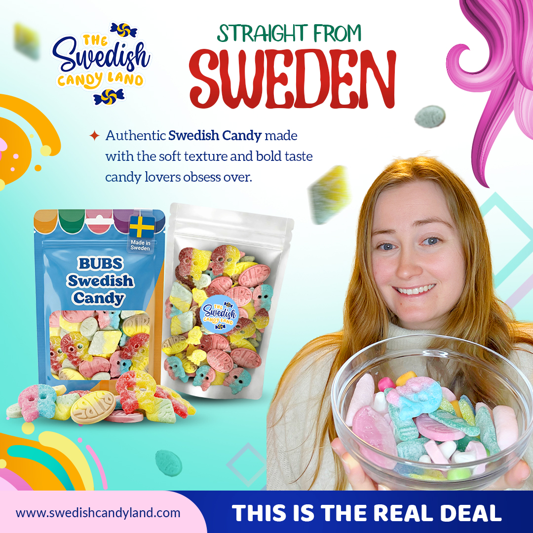 Swedish Candy Land Facebook ad