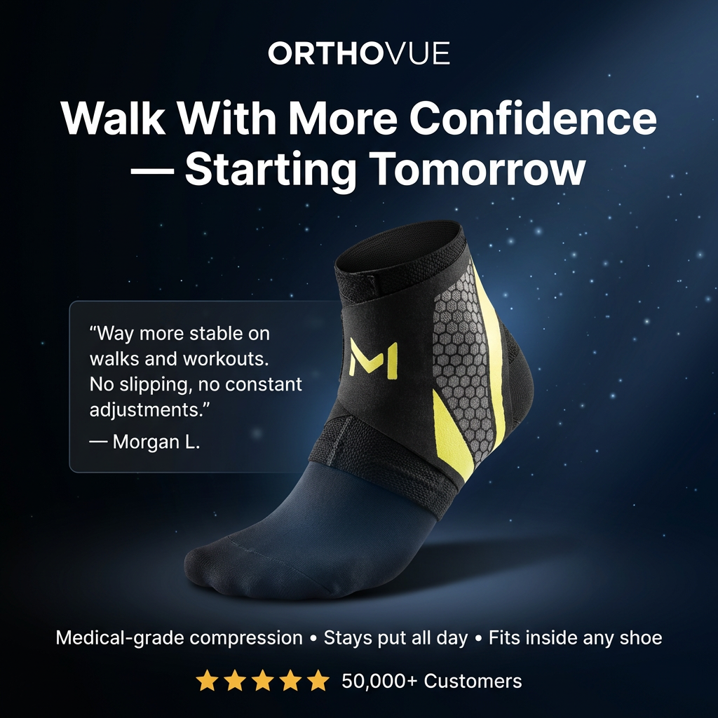 Orthovue Facebook ad: Next-Level Ankle Stability