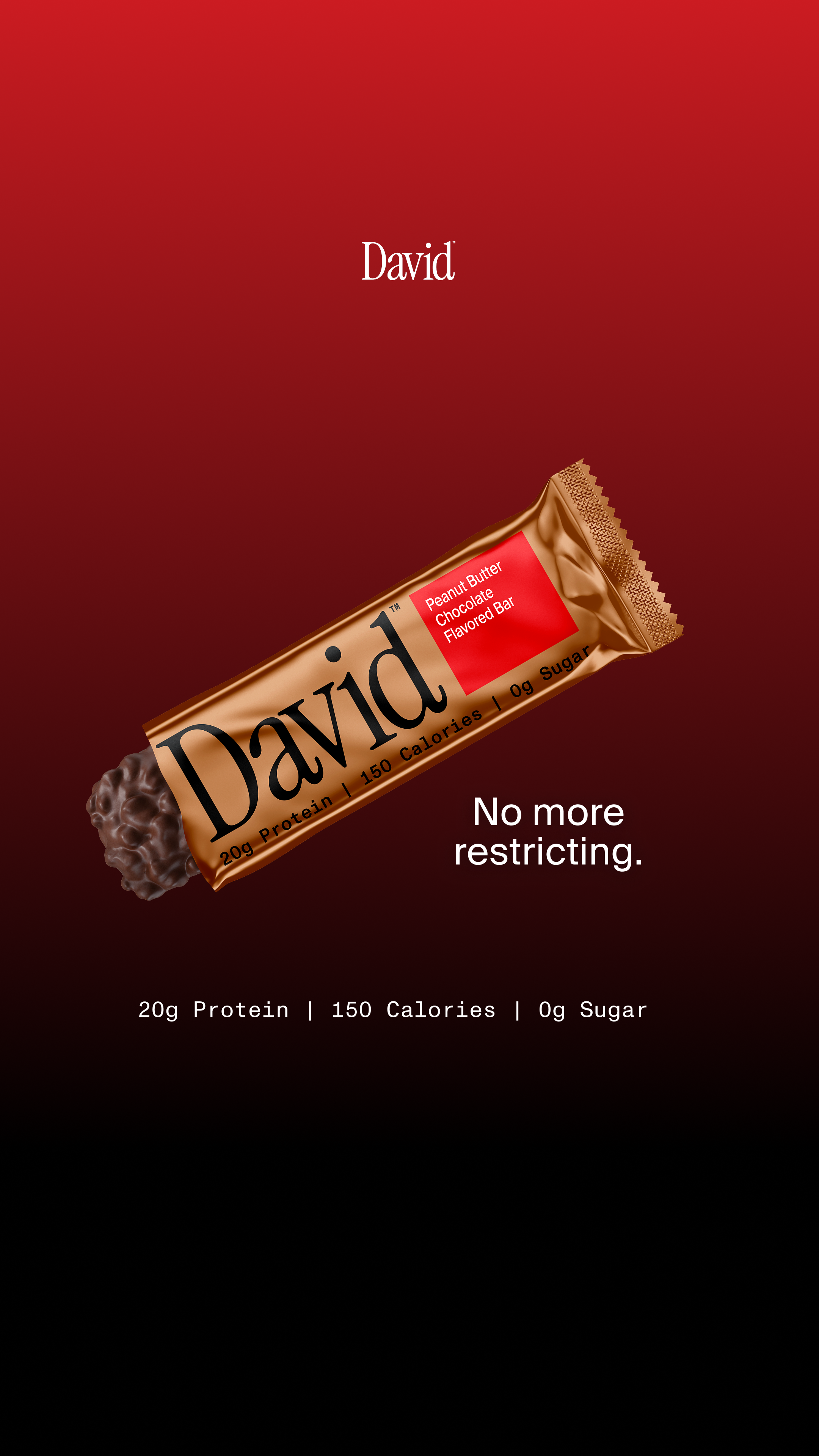David Protein Facebook ad