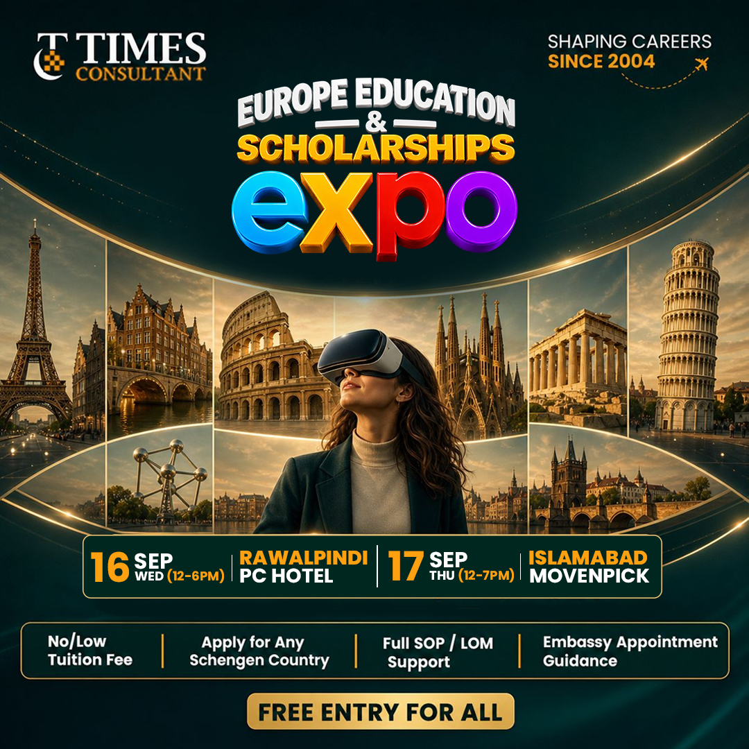 TIMES CONSULTANT Facebook ad: ONE DAY. 40+ COUNTRIES.
