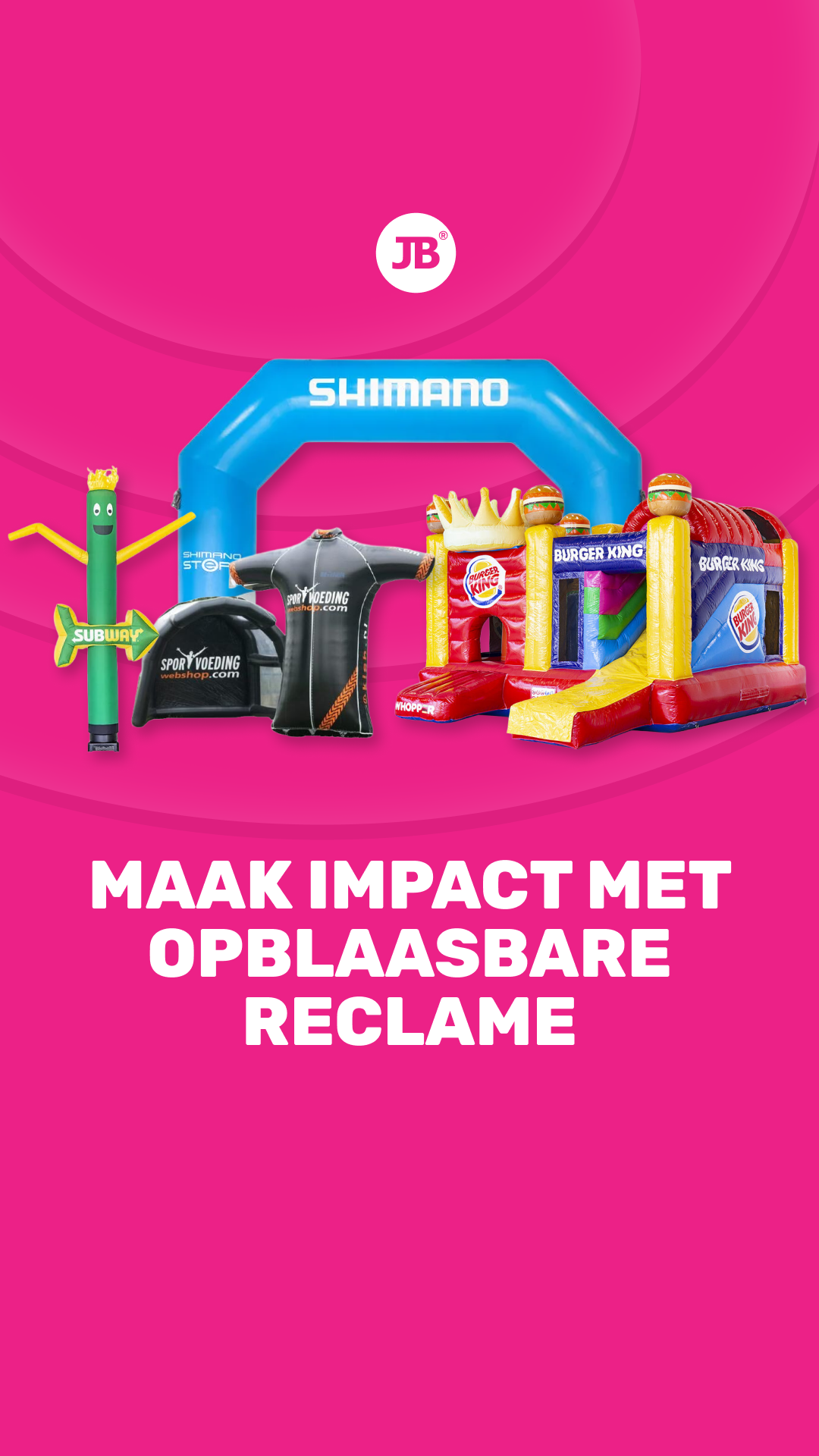 JB Inflatables B.V. Facebook ad from Mar 30, 2026
