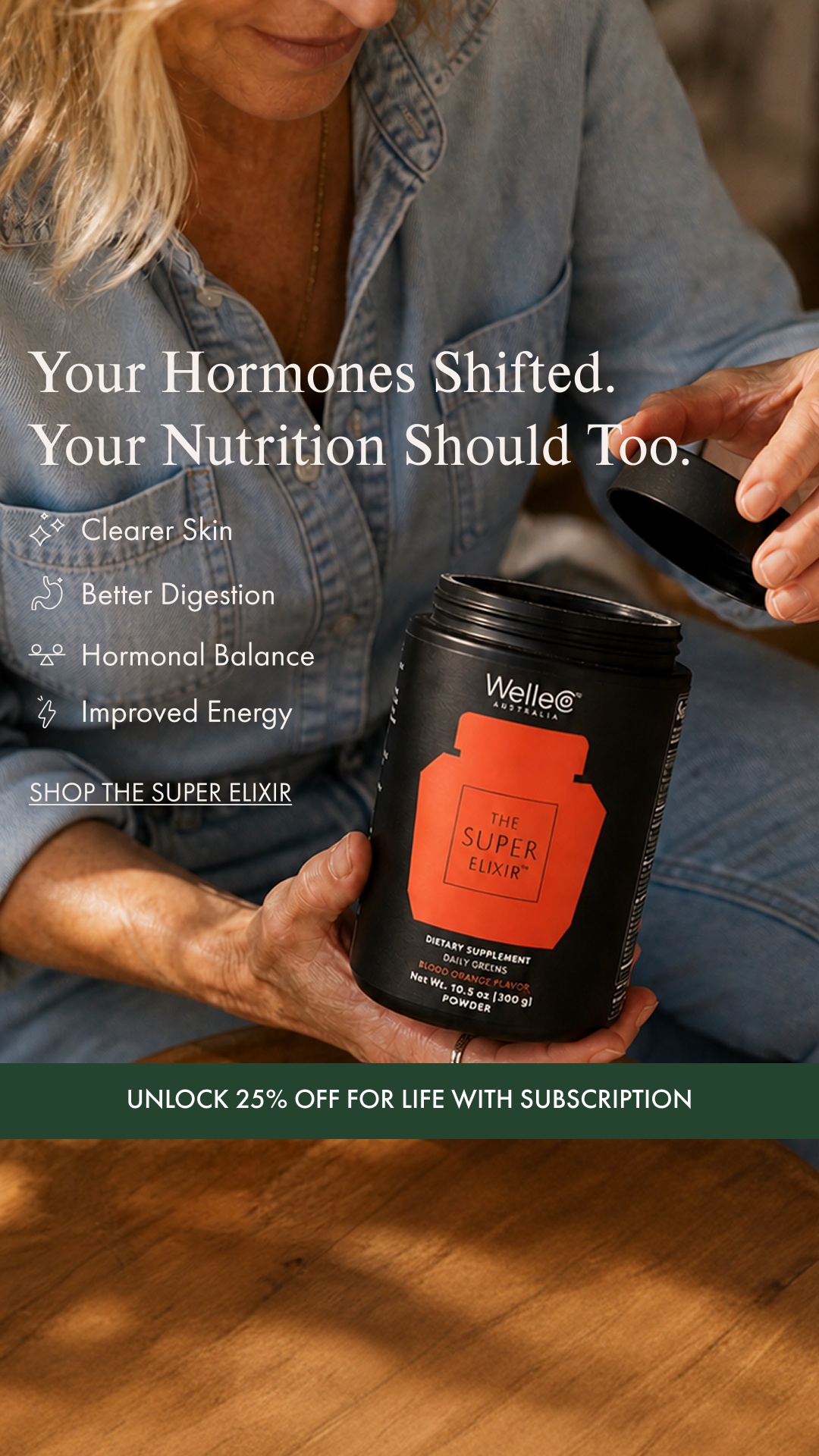 WelleCo Facebook ad
