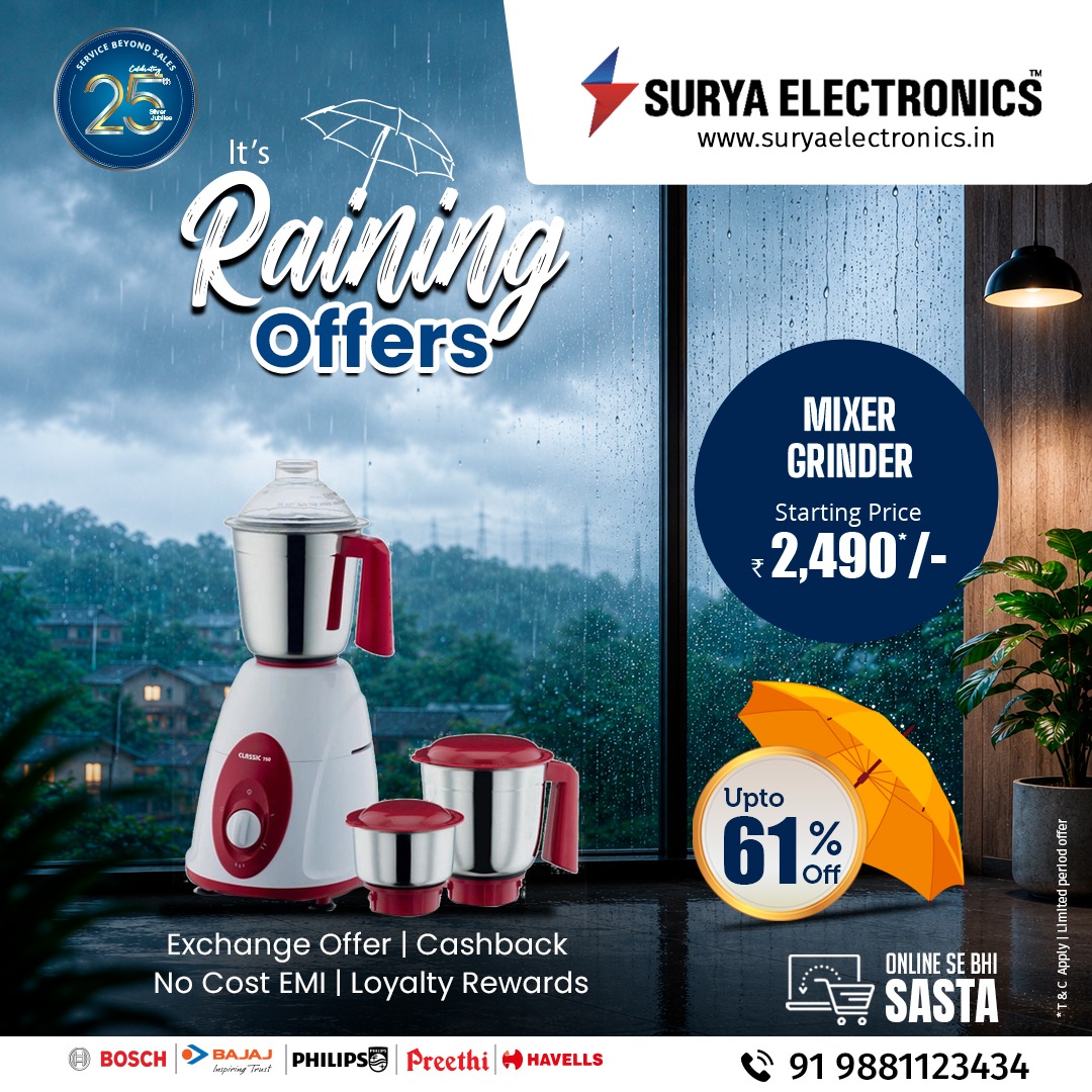 Surya Electronics Facebook ad: Cook More. Stress Less.
