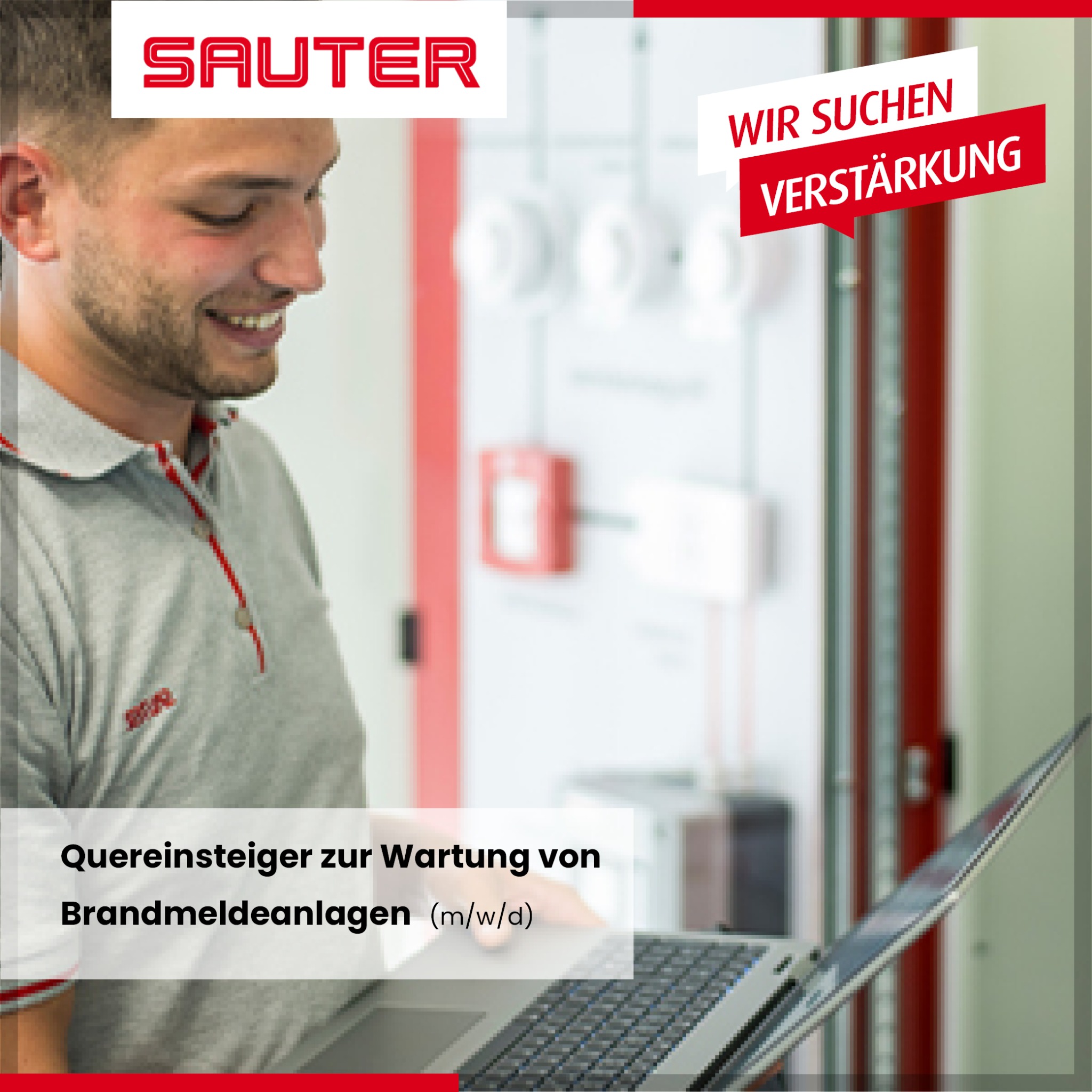Sauter Gruppe Facebook ad: Wir suchen Verstärkung
