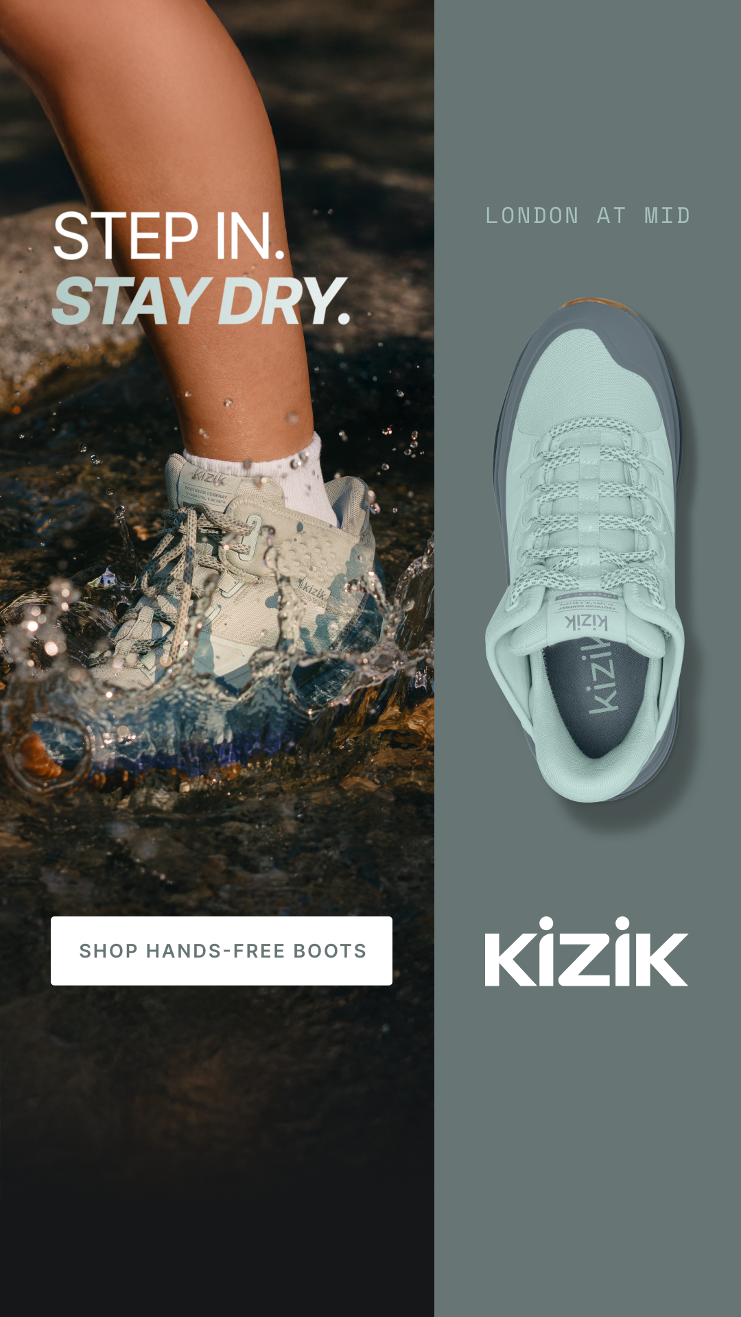 Kizik Facebook ad