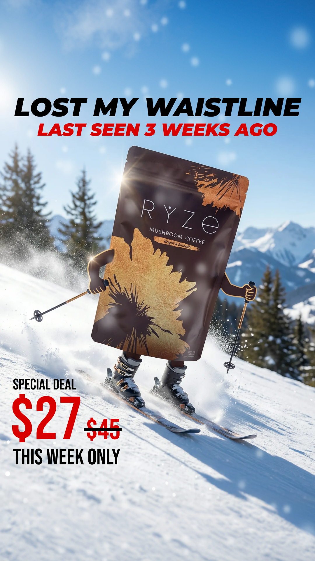 RYZE Superfoods Facebook ad