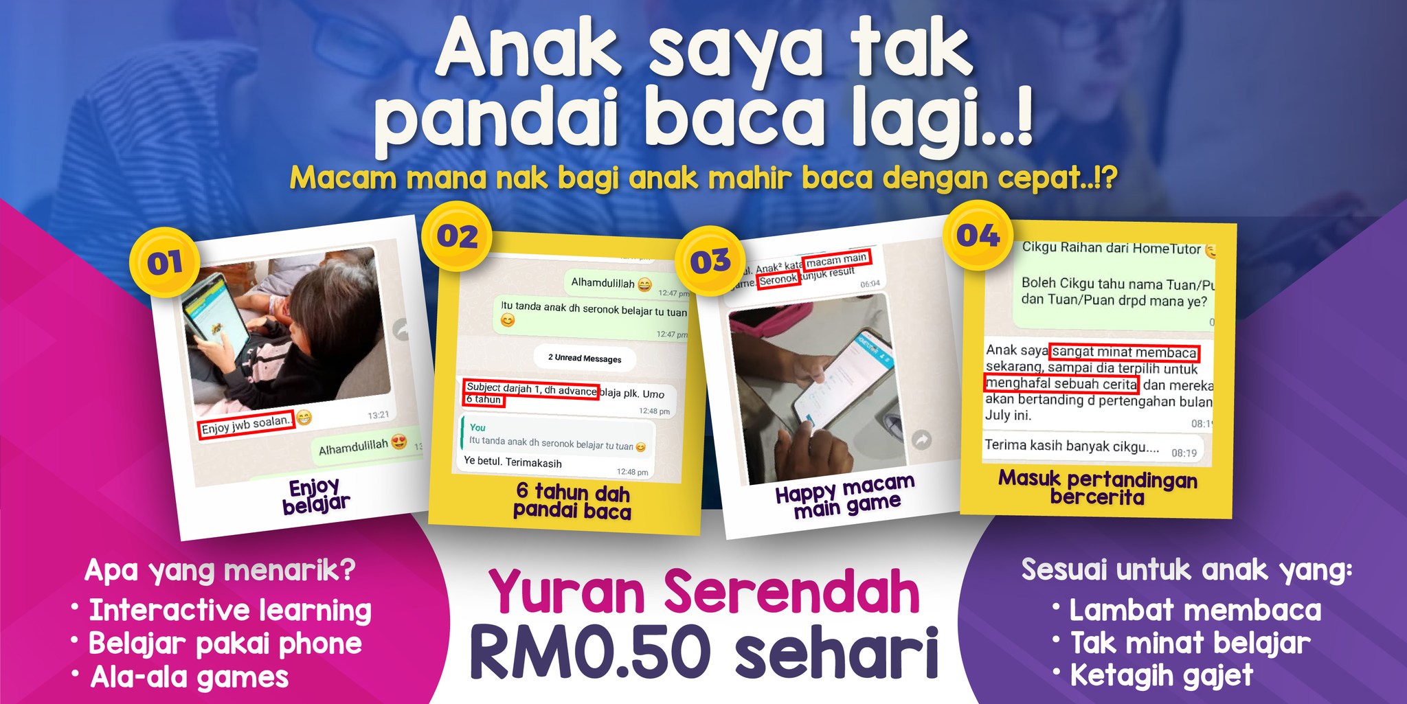 HomeTutor - e-Pembelajaran Facebook ad