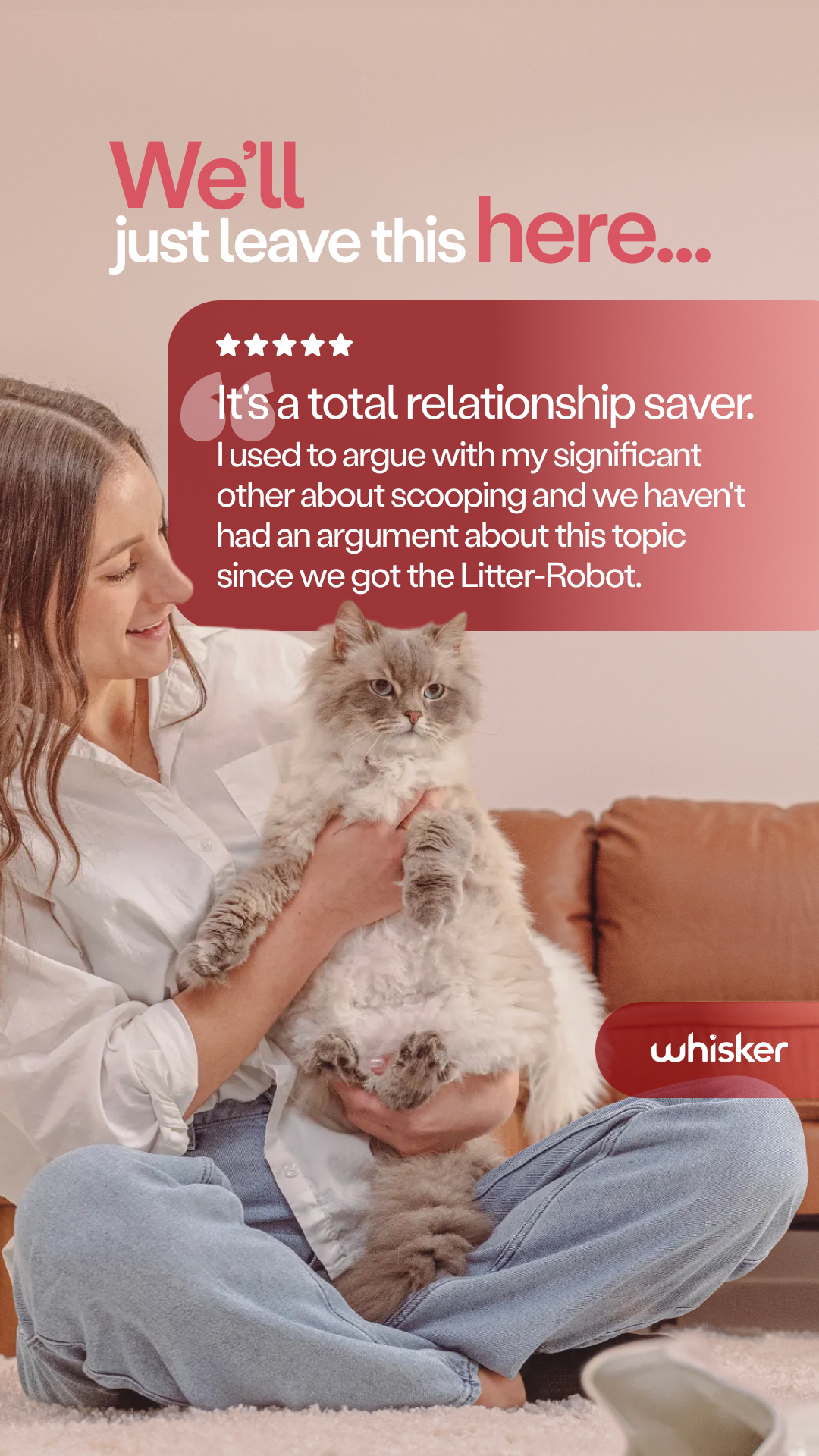 Whisker Facebook ad