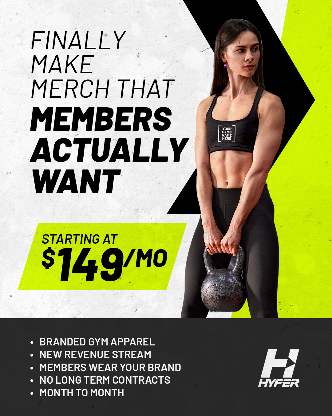Hyper Fitness Apparel Marketing Facebook ad