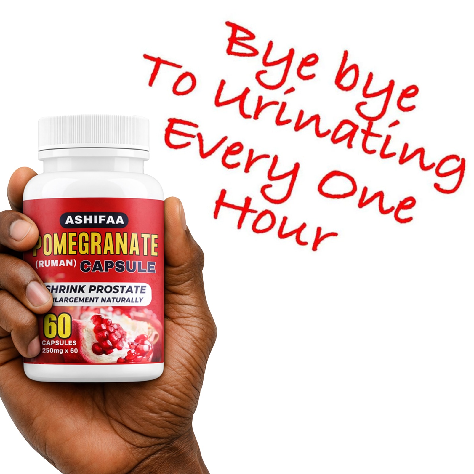 Natural Solution Facebook ad: NATURALLY SHRINK ENLARGED PROSTATE