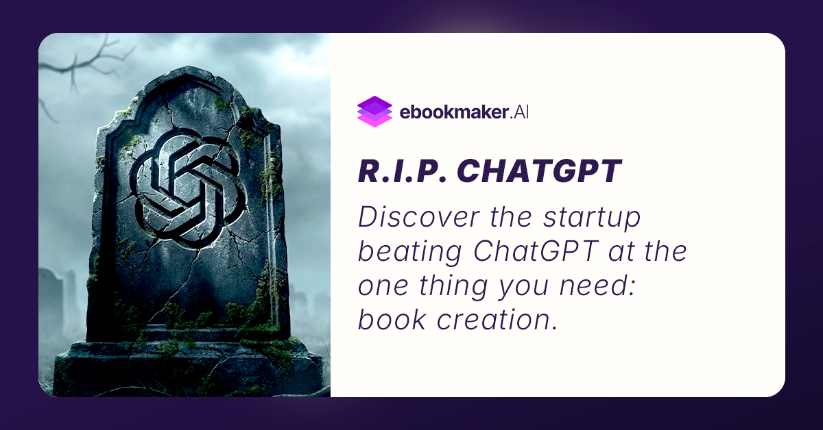 Ebookmaker.ai Facebook ad