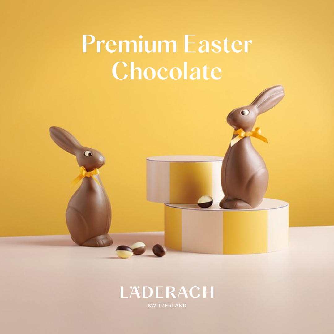 Läderach NA Facebook ad: Swiss chocolate