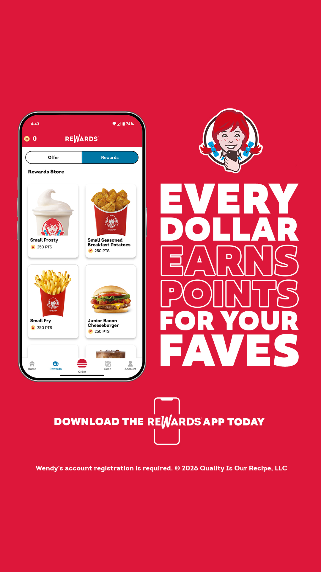 Wendy's Facebook ad from Apr 13, 2026