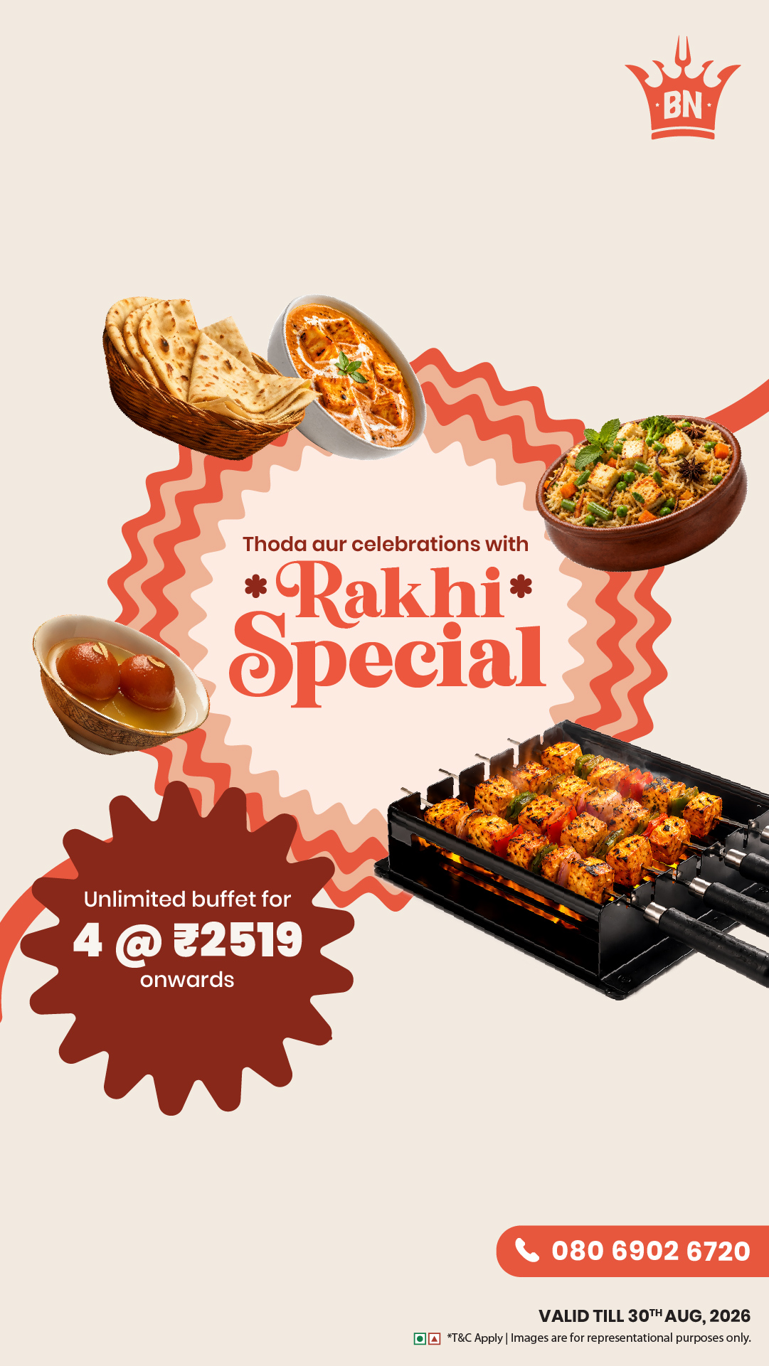Barbeque Nation Facebook ad