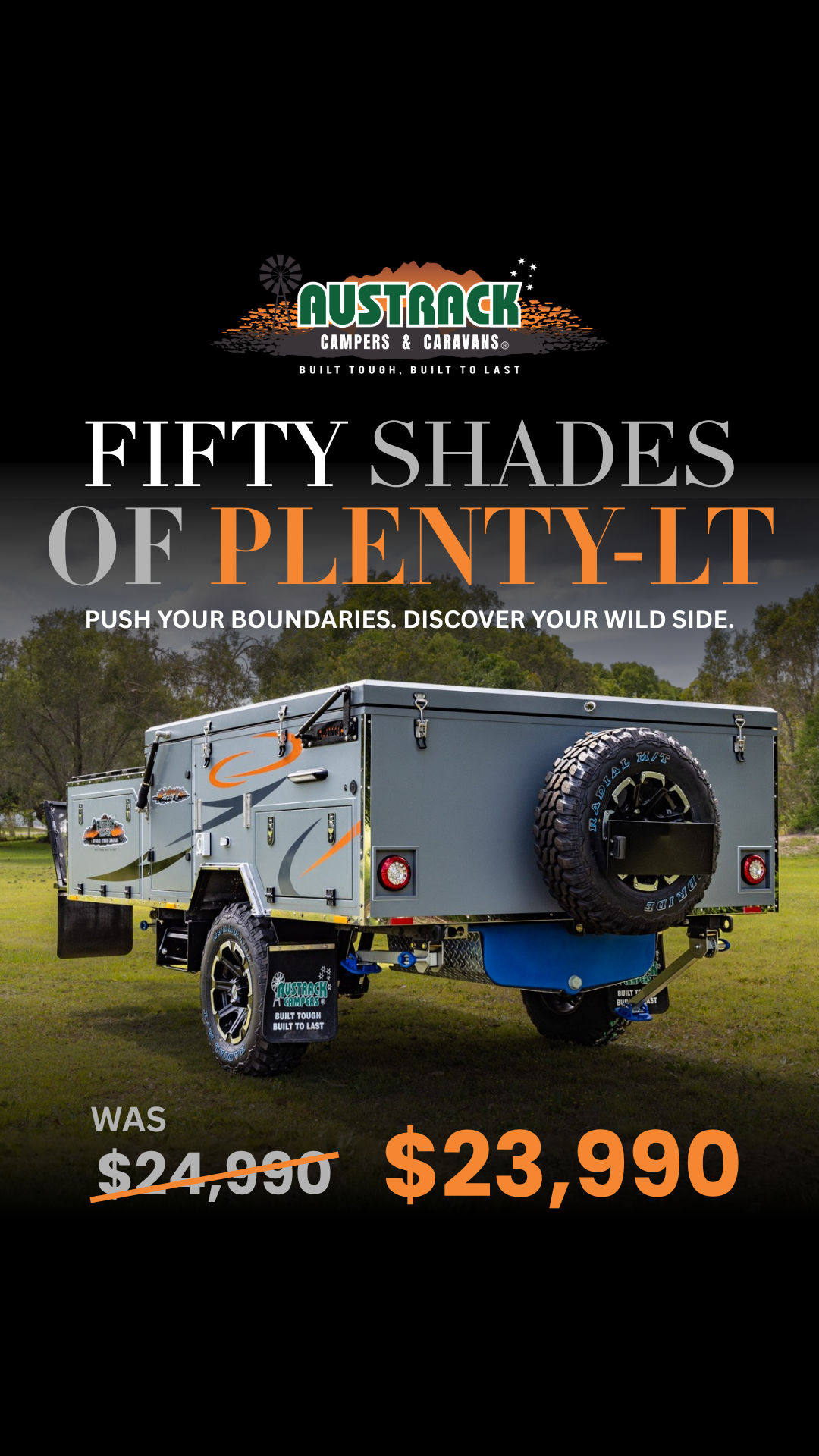 Austrack Campers Facebook ad