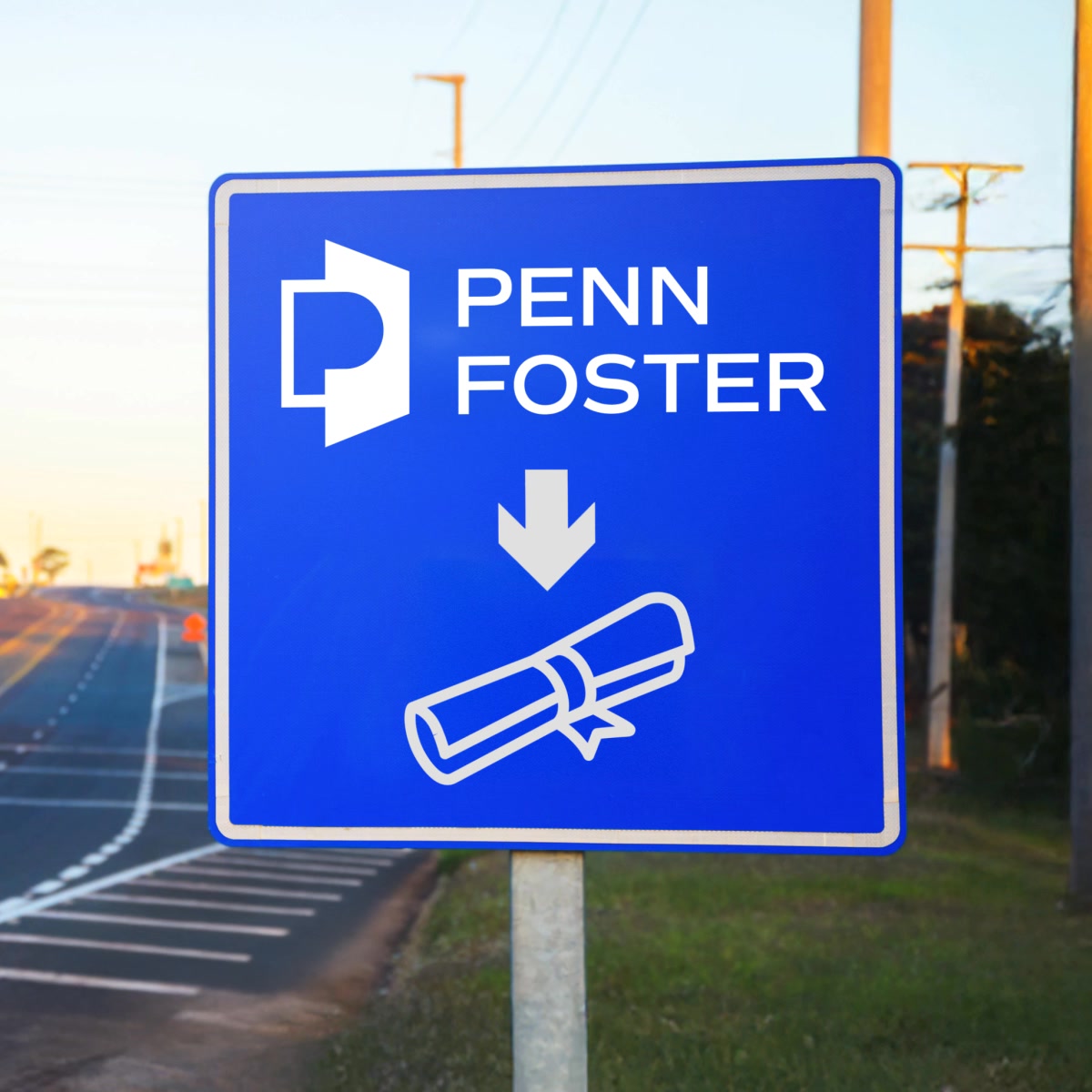 Penn Foster Facebook ad: At-Home Learning for High School