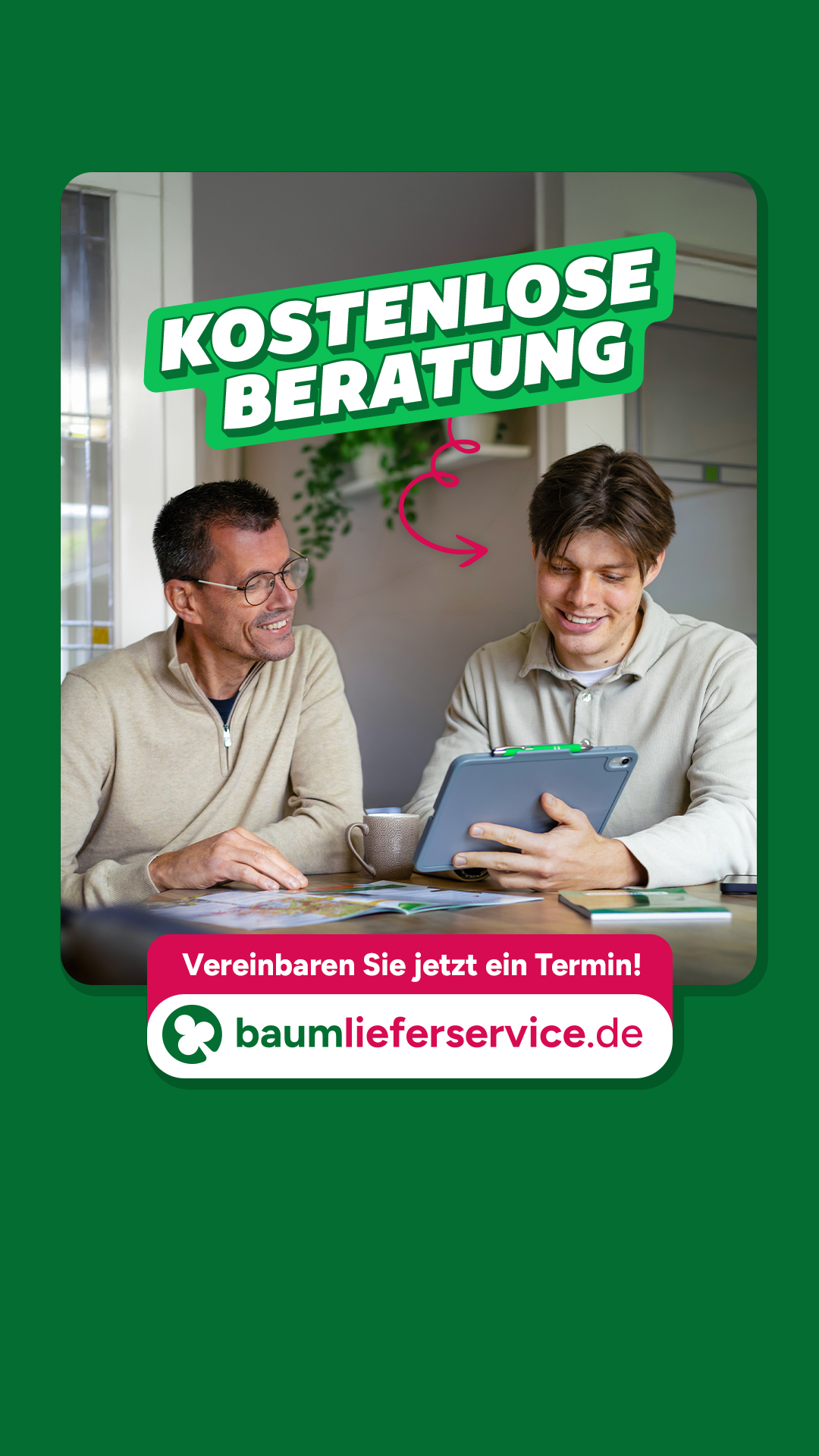 Baumlieferservice.de Facebook ad