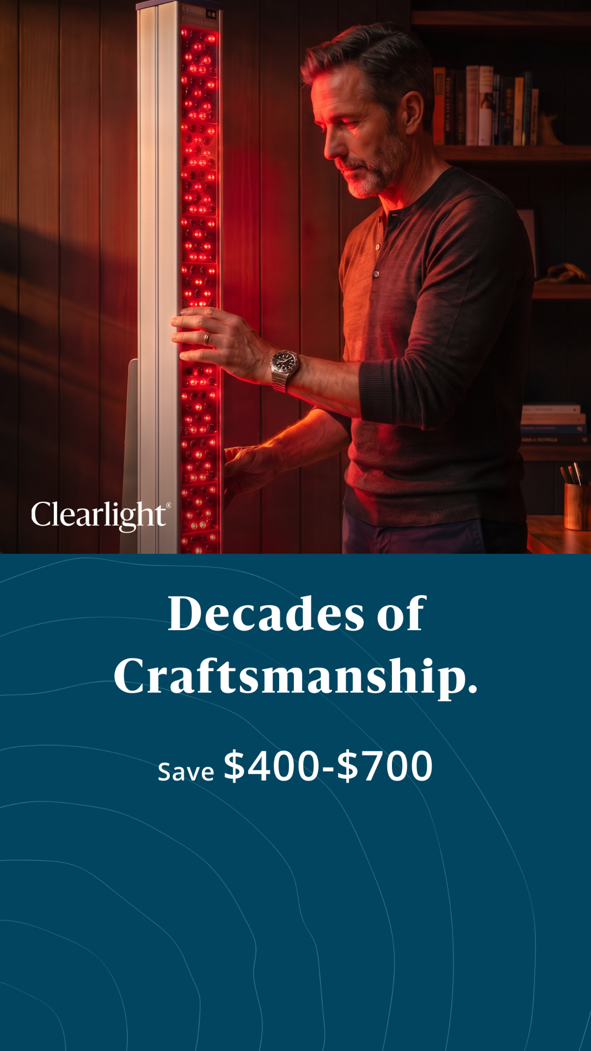 Clearlight Infrared Saunas Facebook ad
