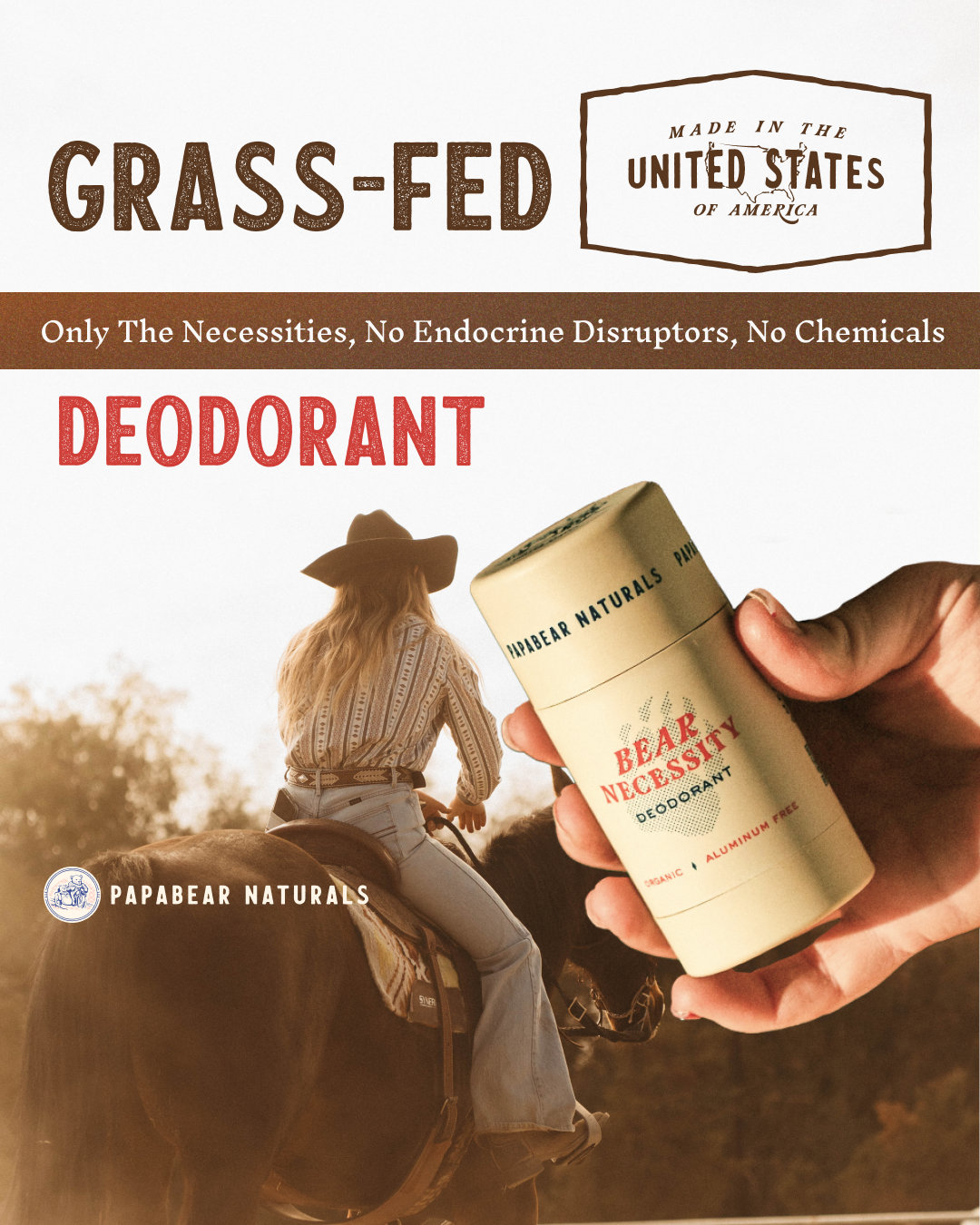 Papabear Naturals Facebook ad