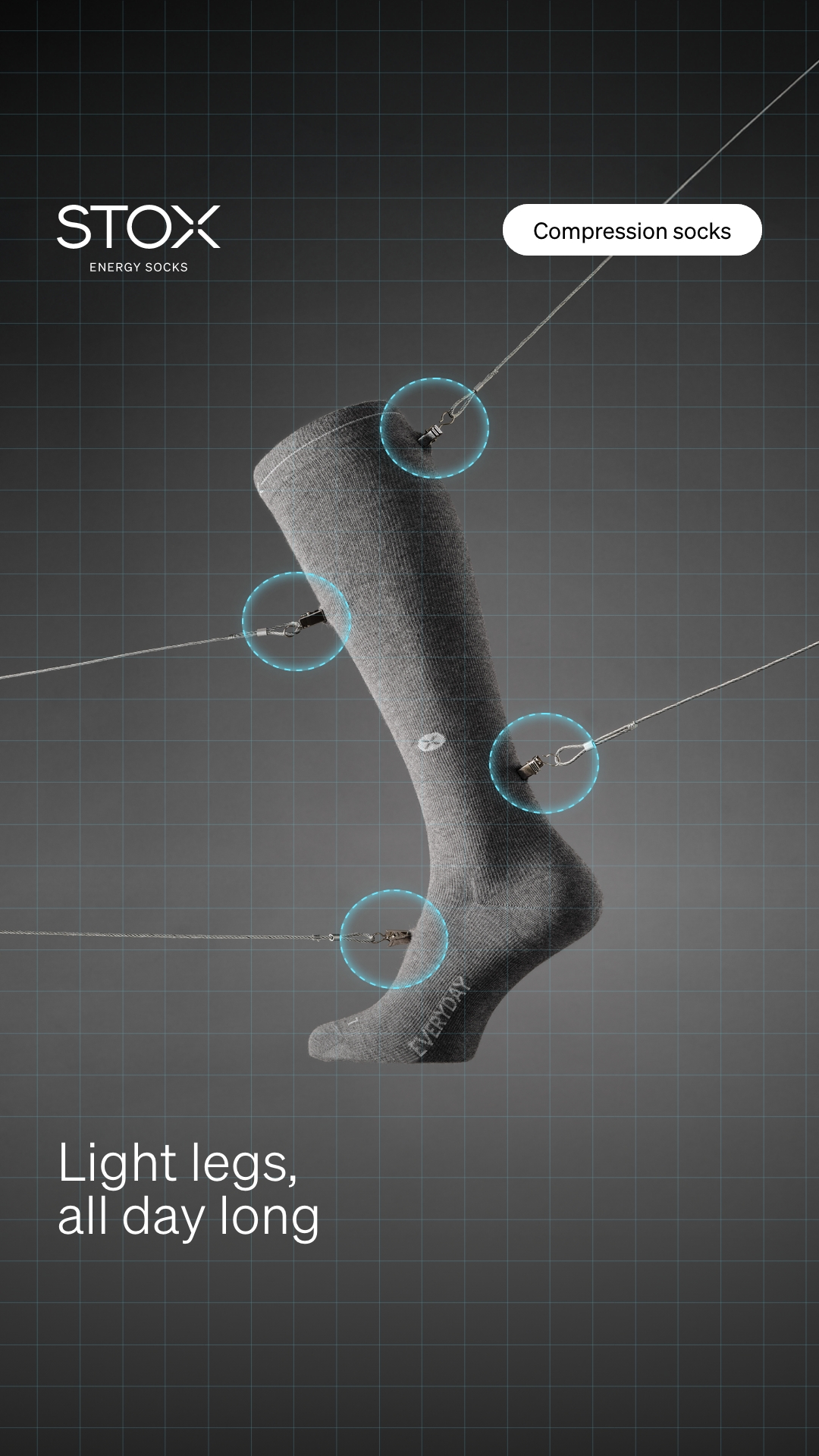 STOX Energy Socks Facebook ad
