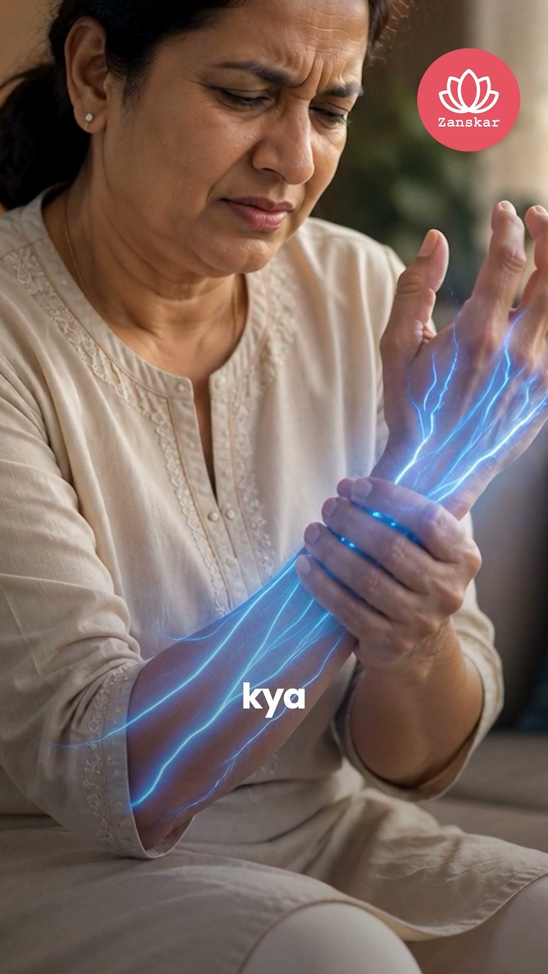 Zanskar Health Facebook ad: Burning Feet at Night? Cools in 5 Minutes