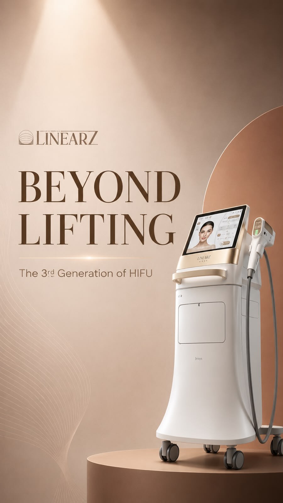 Medical Vision Aesthetics Facebook ad: Beyond lifting lies a new era of HIFU.