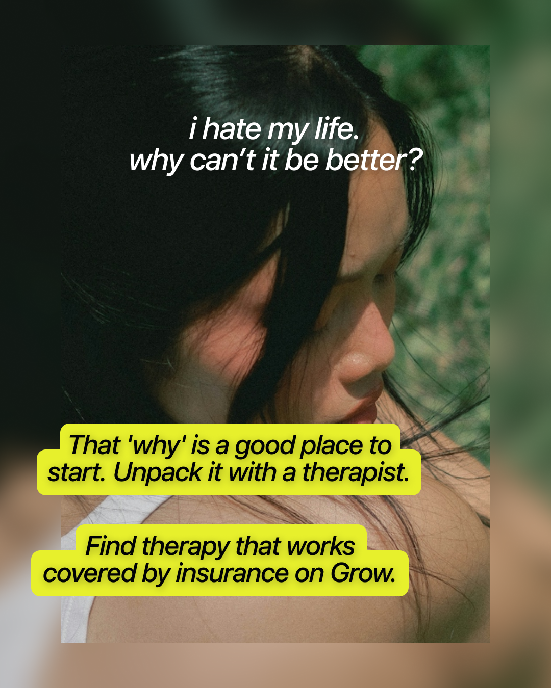 Grow Therapy Facebook ad