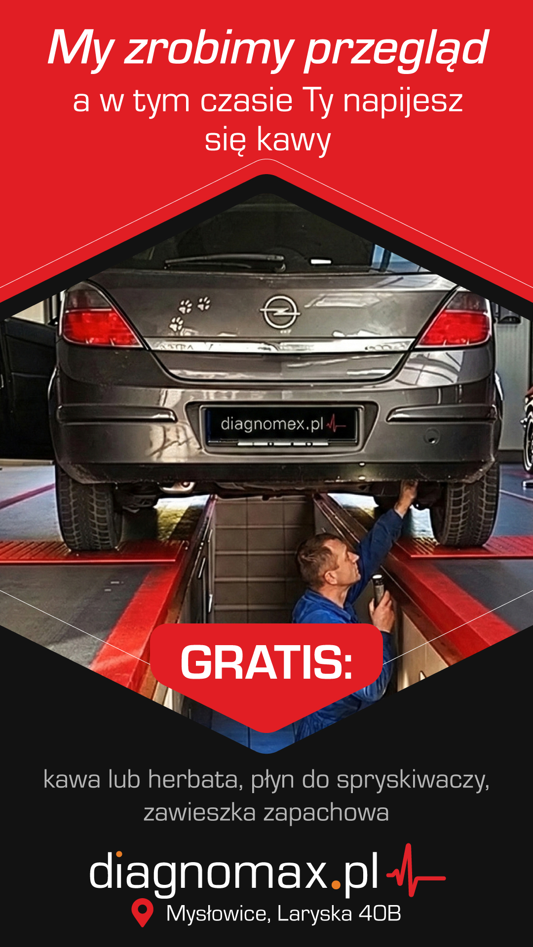 diagnomax.pl - Okręgowa Stacja Kontroli Pojazdów Facebook ad from Feb 18, 2026