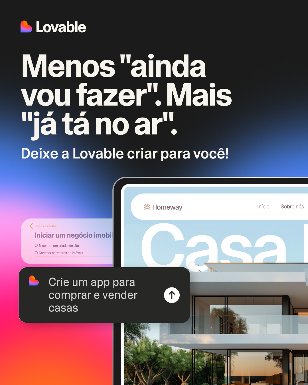 Lovable.dev Facebook ad