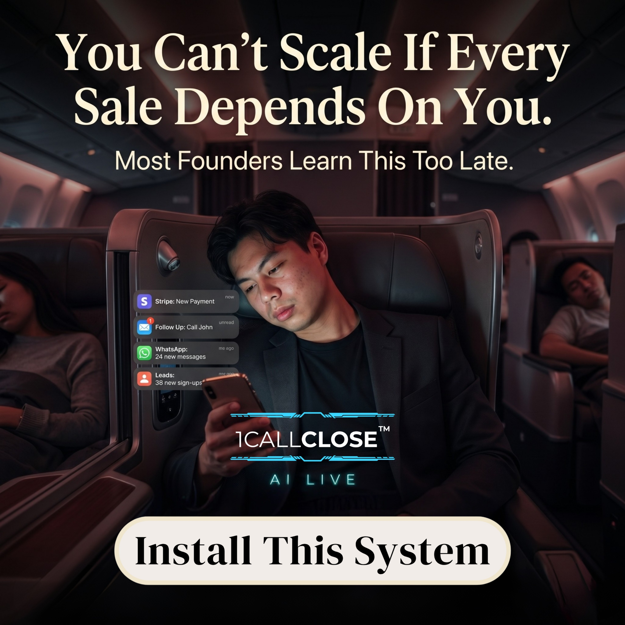 Caleb Sim Facebook ad