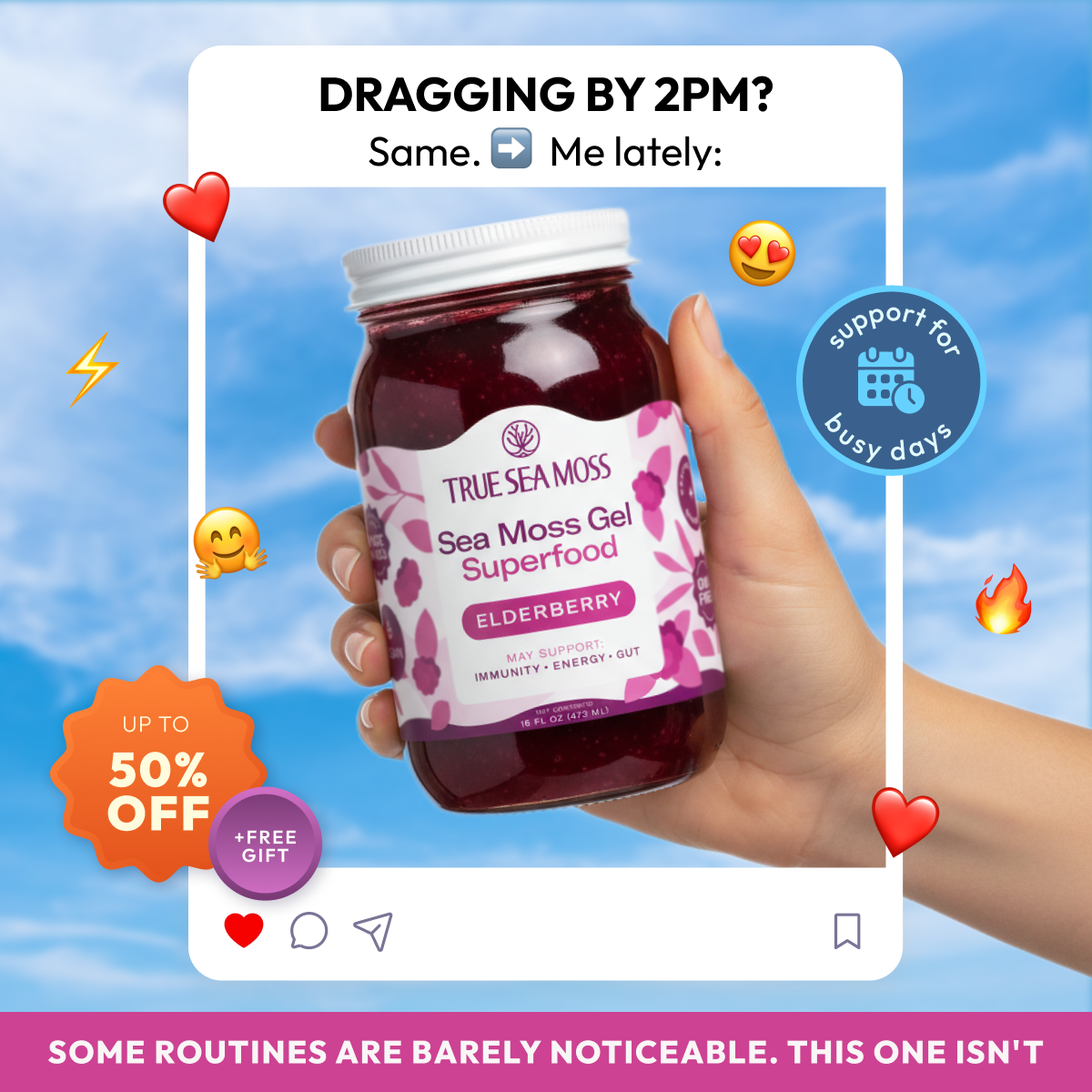 True Sea Moss Health Facebook ad