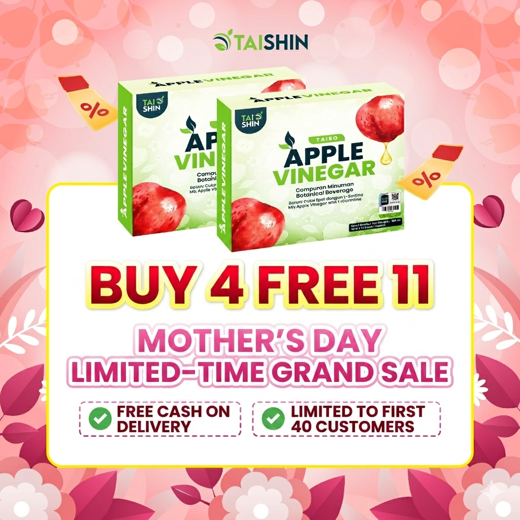 Taiso Apple Cider Vinegar Facebook ad