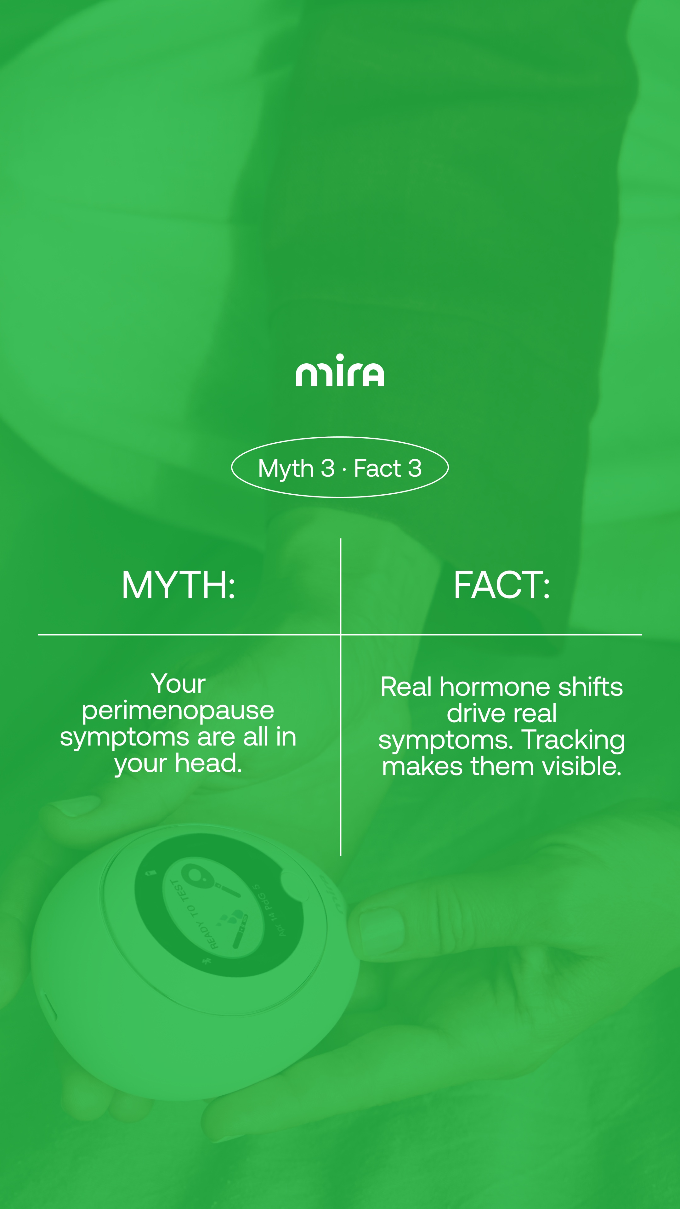 Mira Fertility Facebook ad