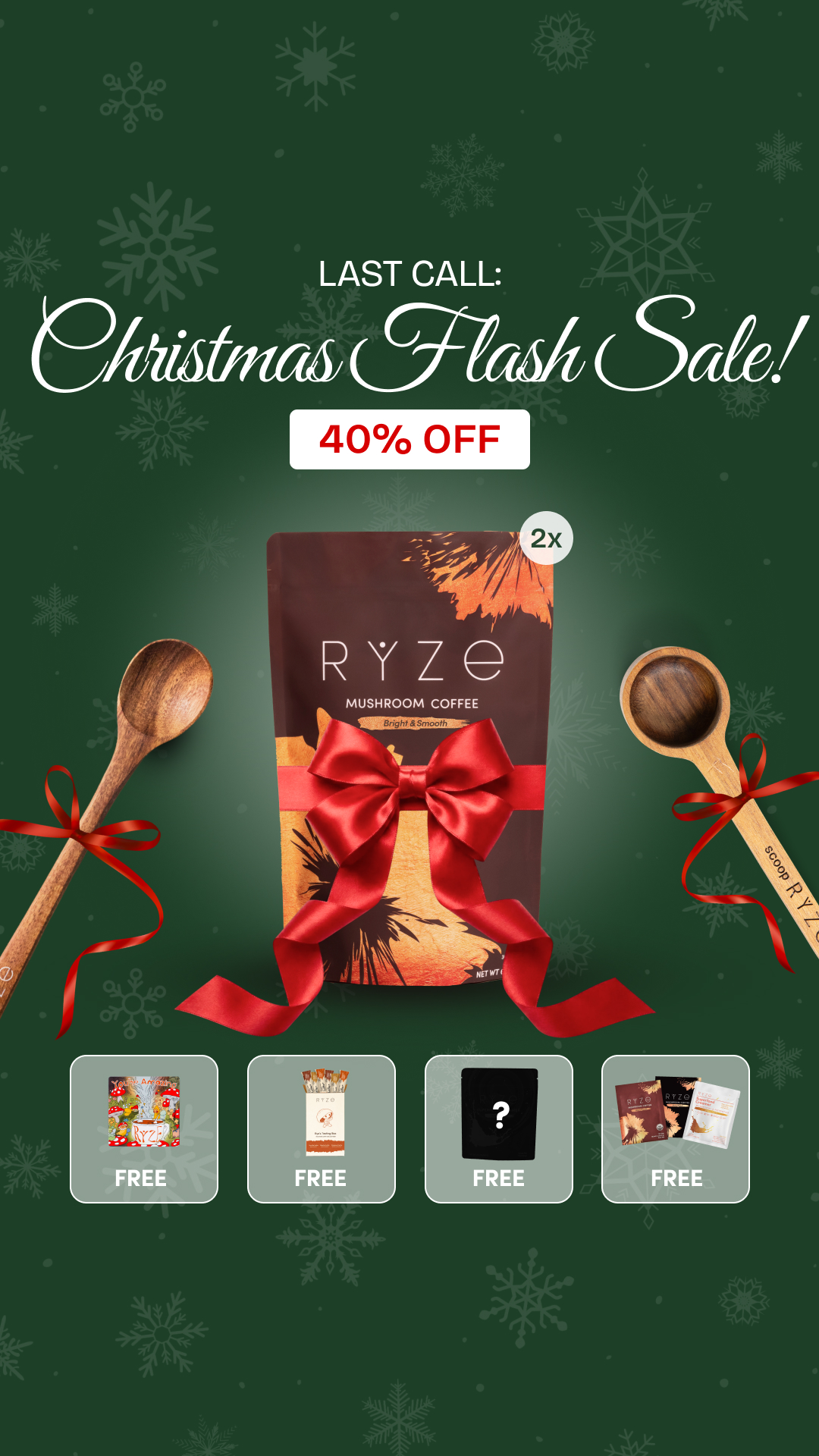 RYZE Superfoods Facebook ad