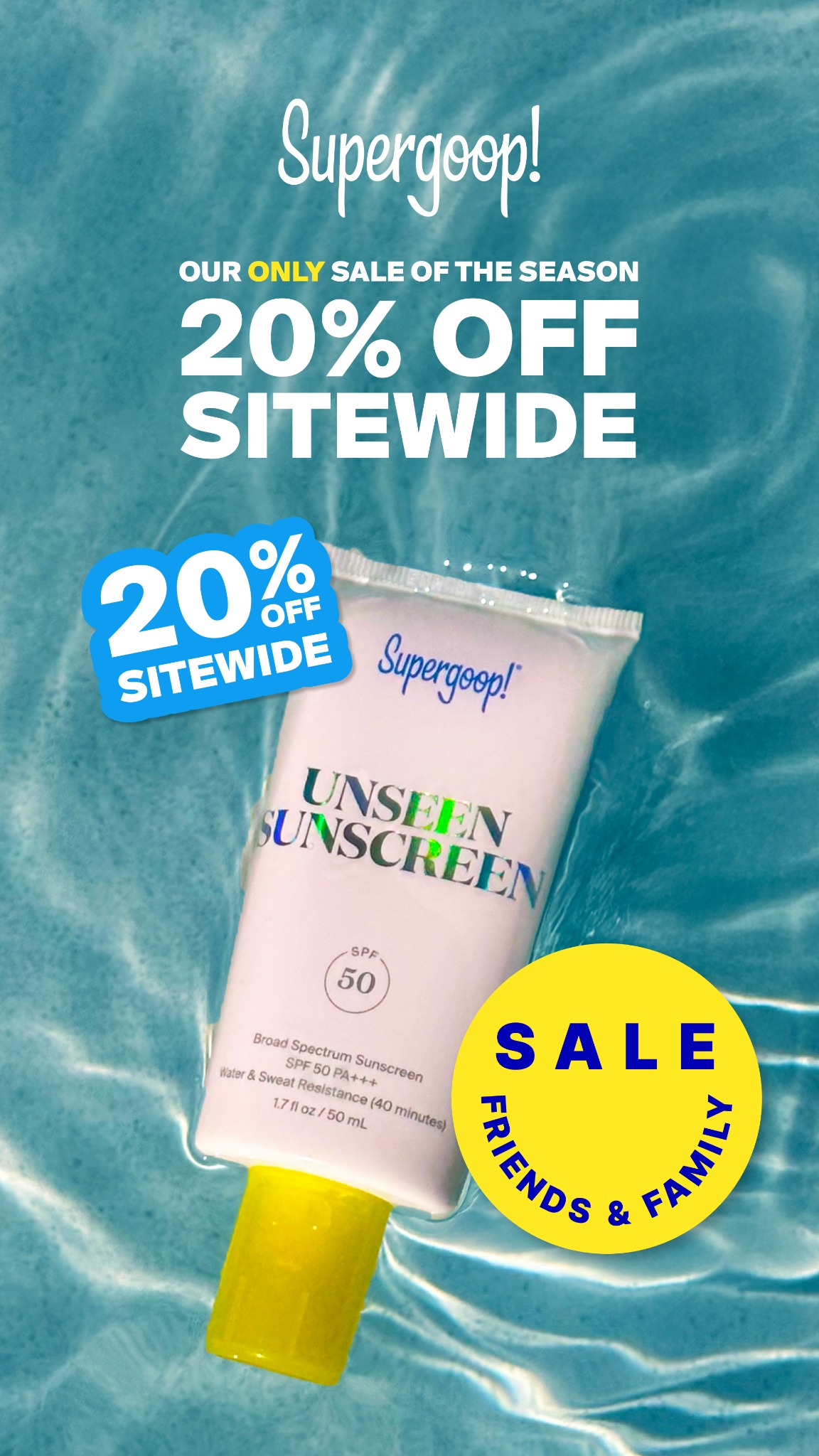 Supergoop Facebook ad