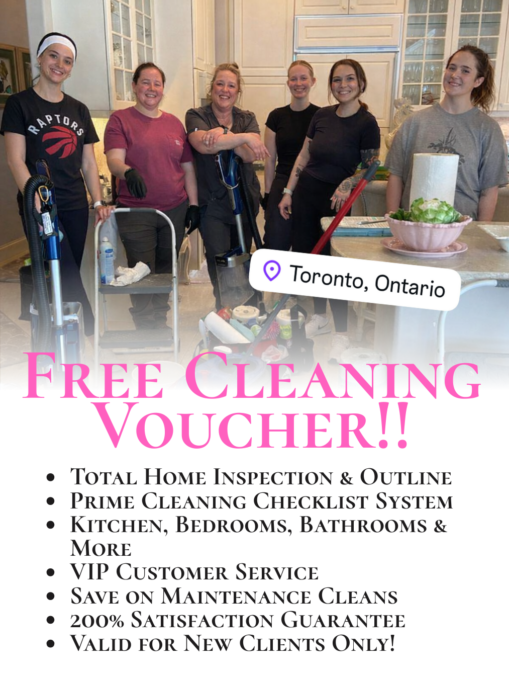 MyCleanHaven Facebook ad: Free February Cleaning Voucher