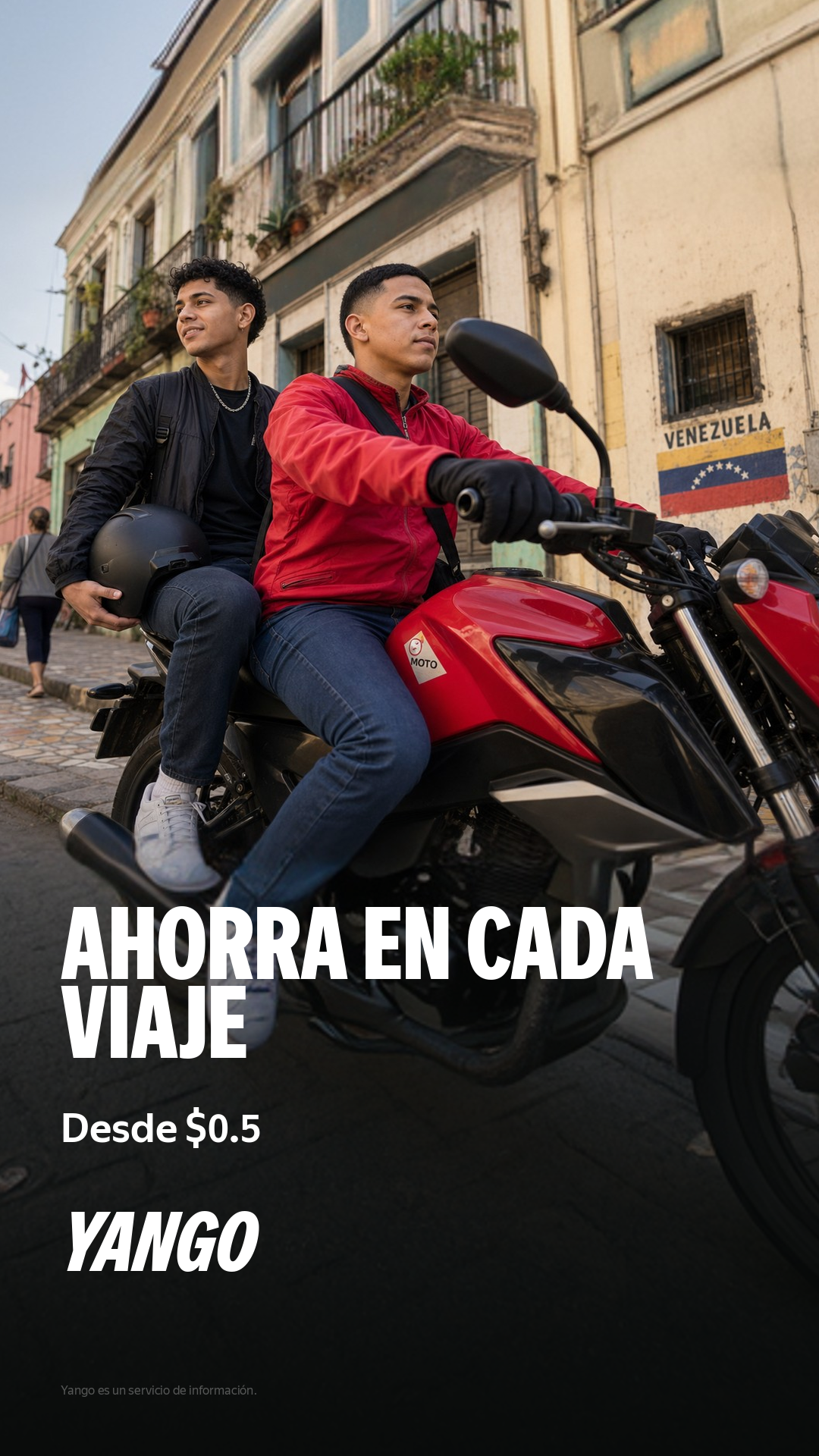 Yango Venezuela Facebook ad