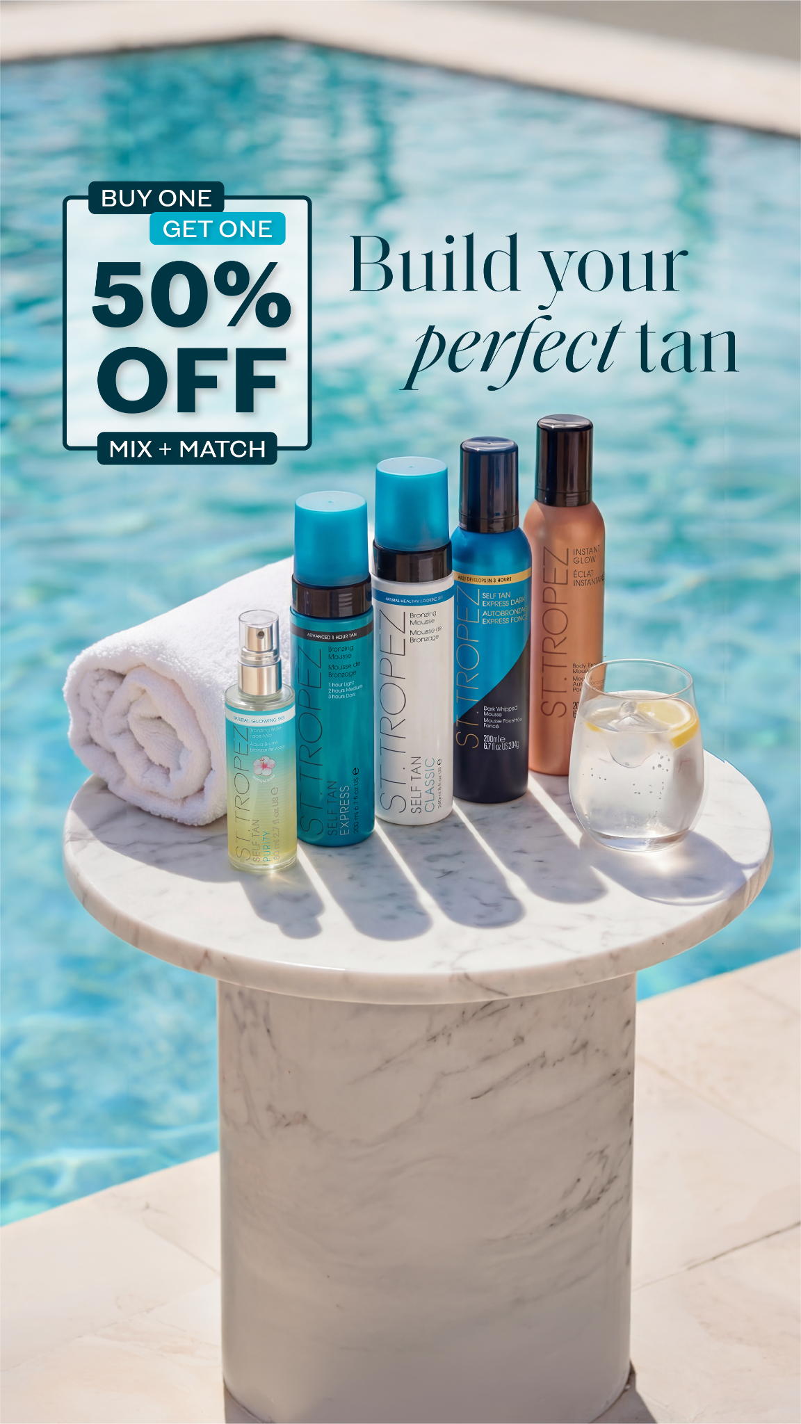 St Tropez Tan Facebook ad