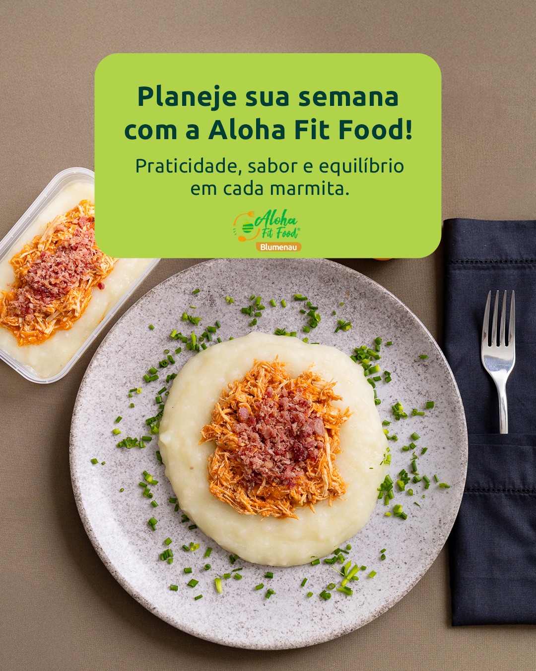 Aloha Fit Food Blumenau Facebook ad