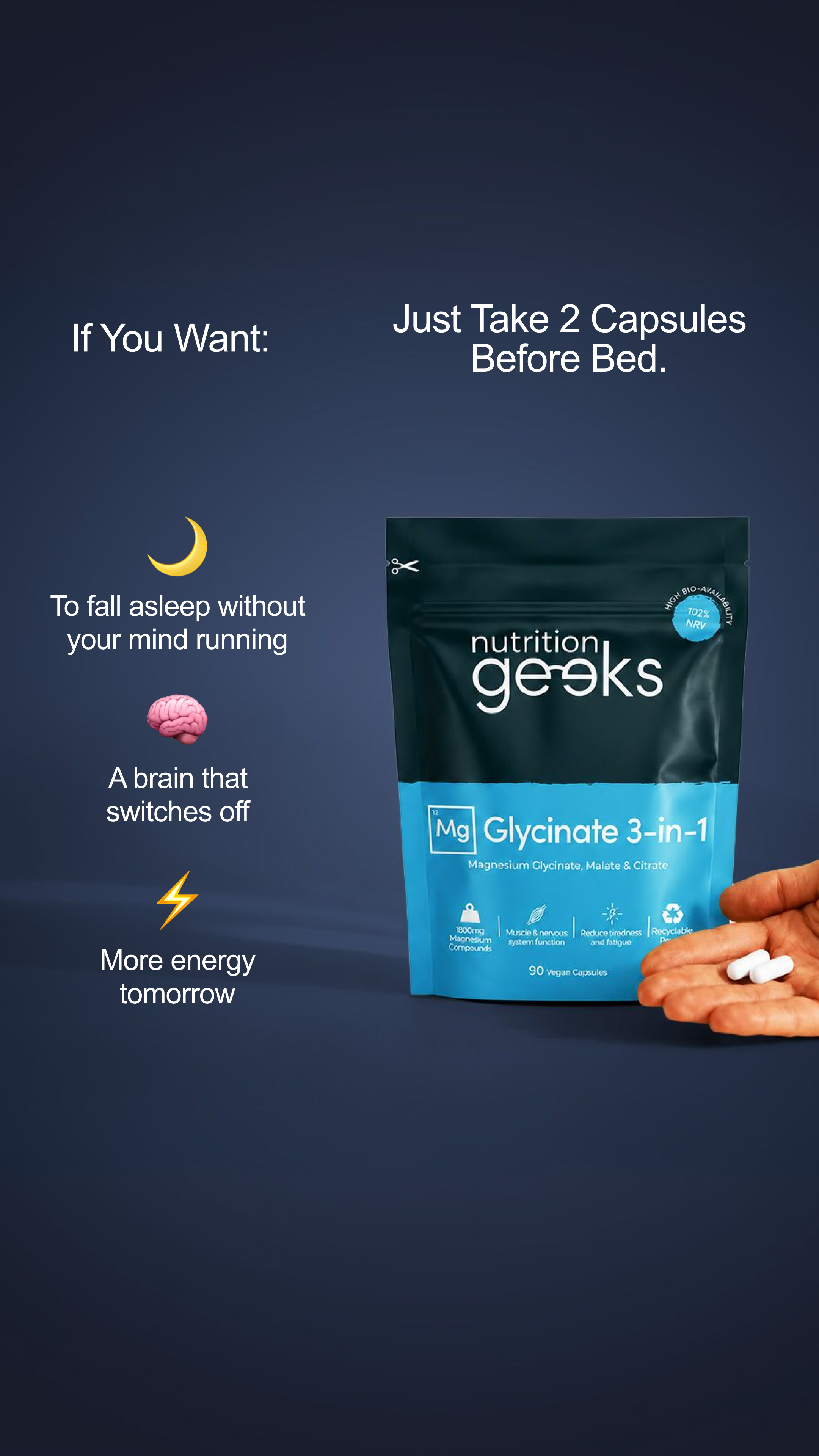 Nutrition Geeks Facebook ad