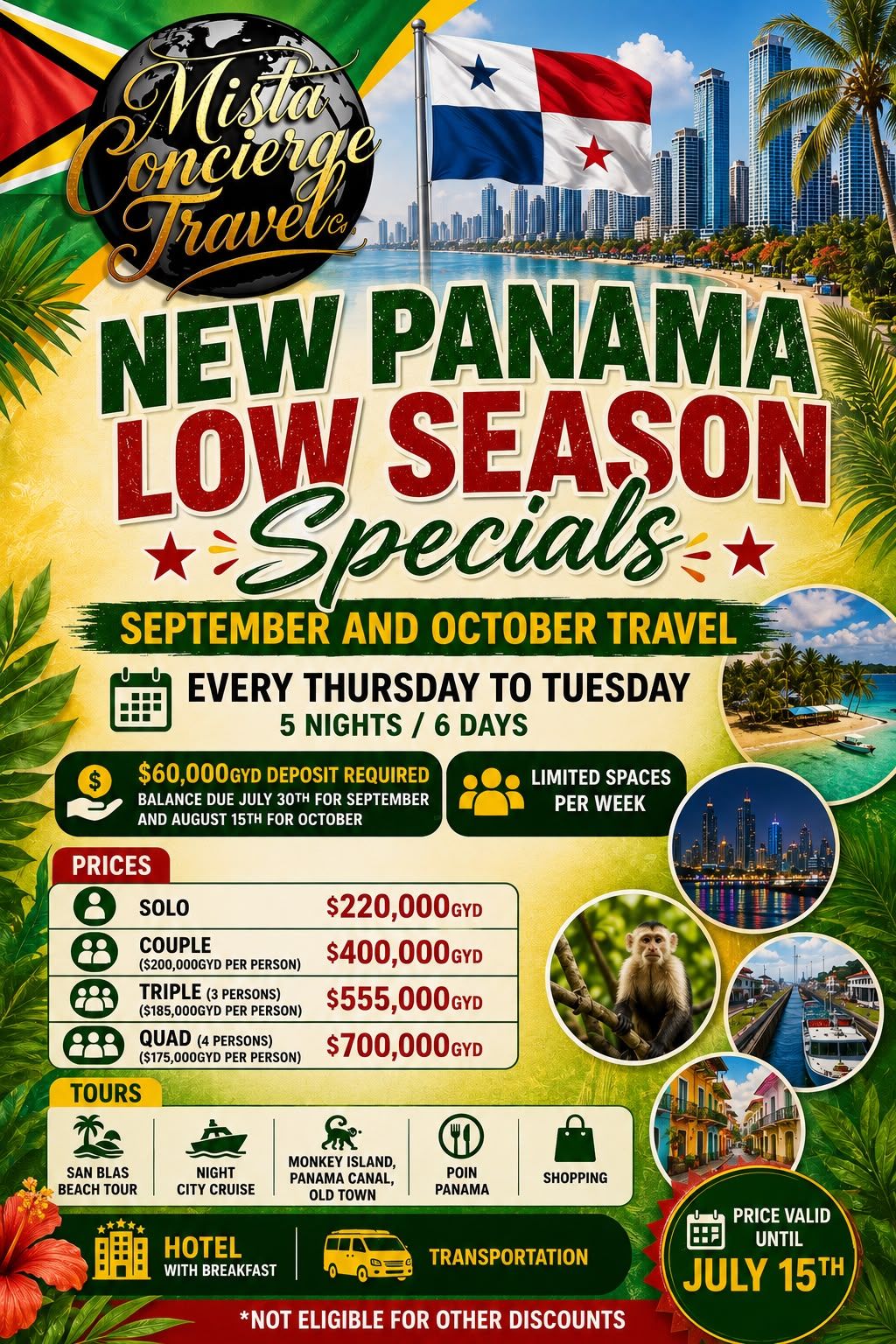 MISTA Concierge Travel CO. Facebook ad